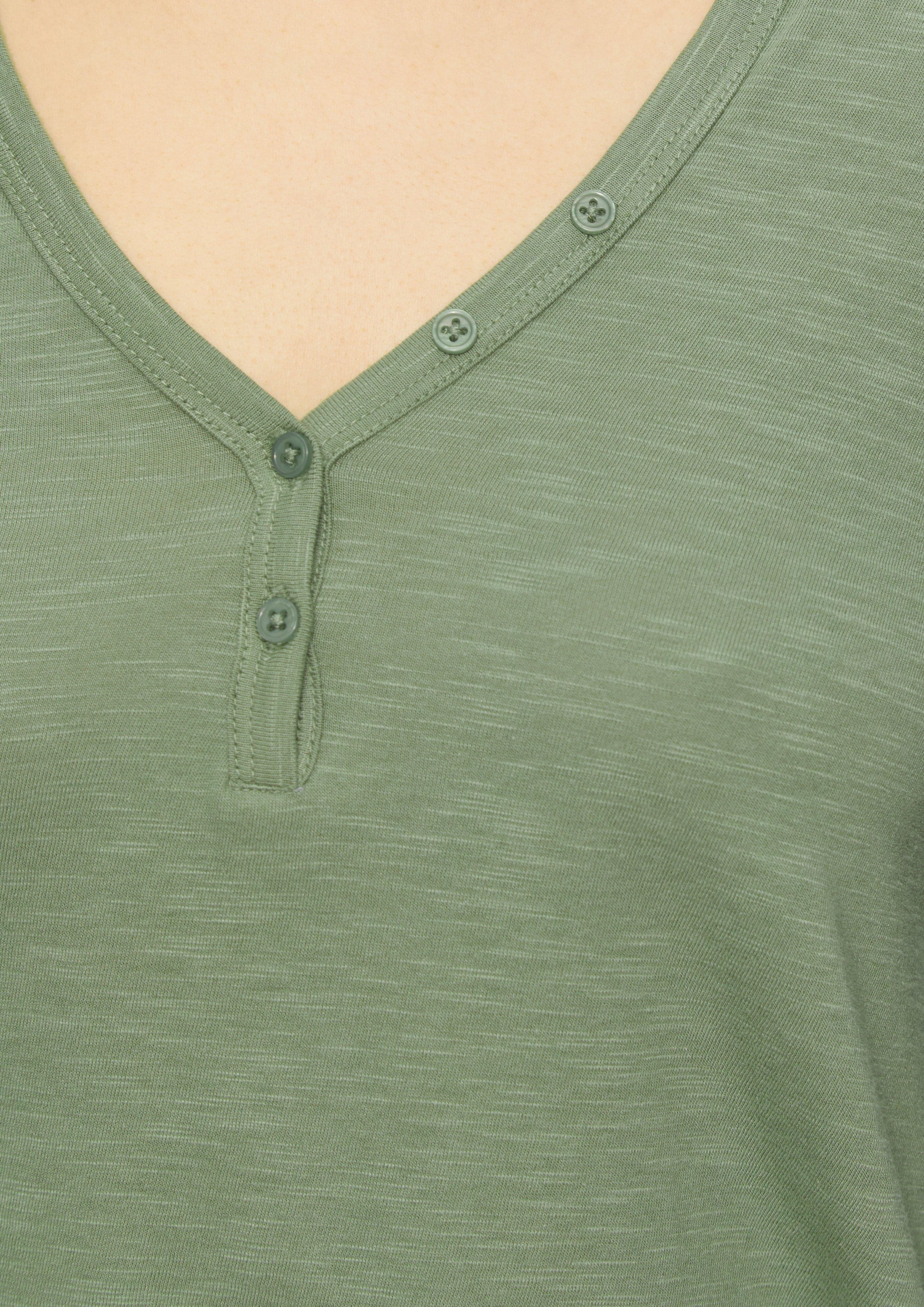 s.Oliver Langarmshirt Langarmshirt mit Henley-Ausschnitt und günstig online kaufen