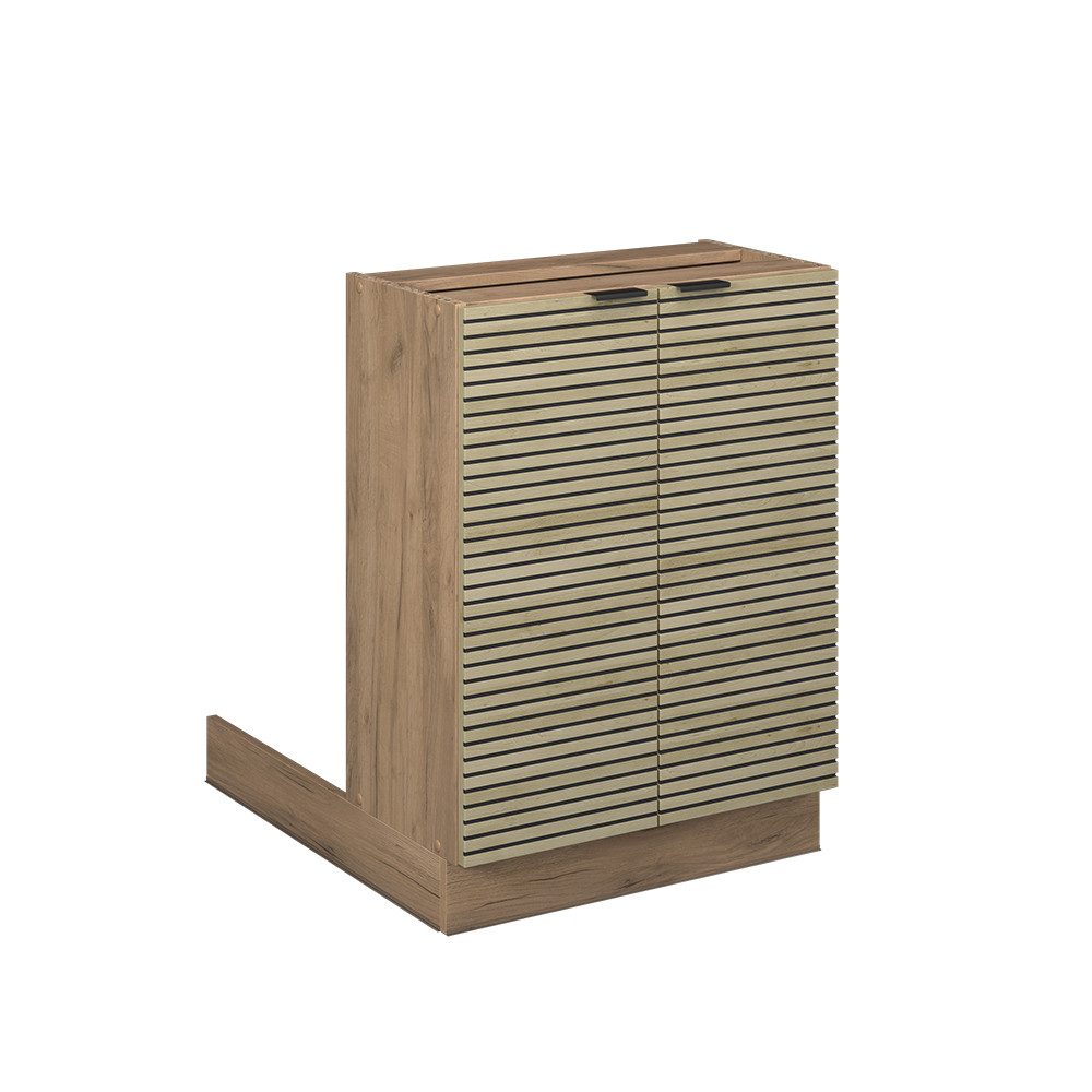 Vicco Unterschrank Fame-Line, Eiche Paneel/Goldkraft Eiche, günstig online kaufen
