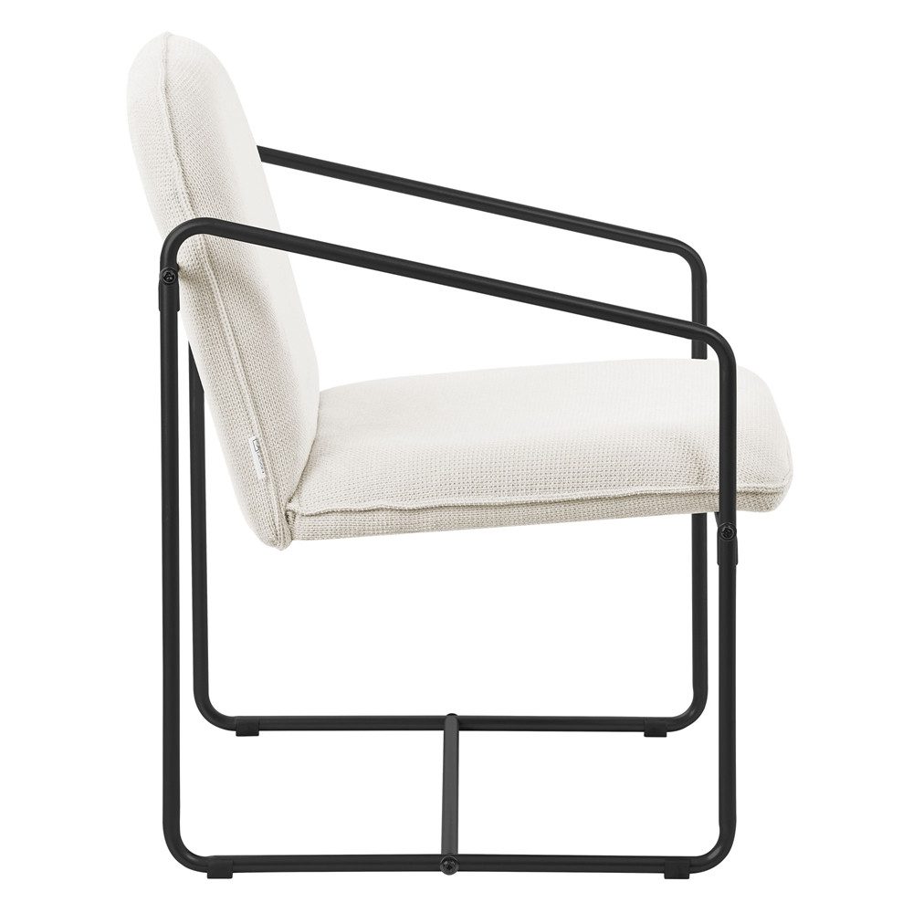 ML-DESIGN Loungesessel Esszimmerstuhl mit dickem gepolsterter Sitz Rücken- und Armlehnen, Cocktailsessel Lehnstuhl mit weichem Bezug Sessel Relaxsessel