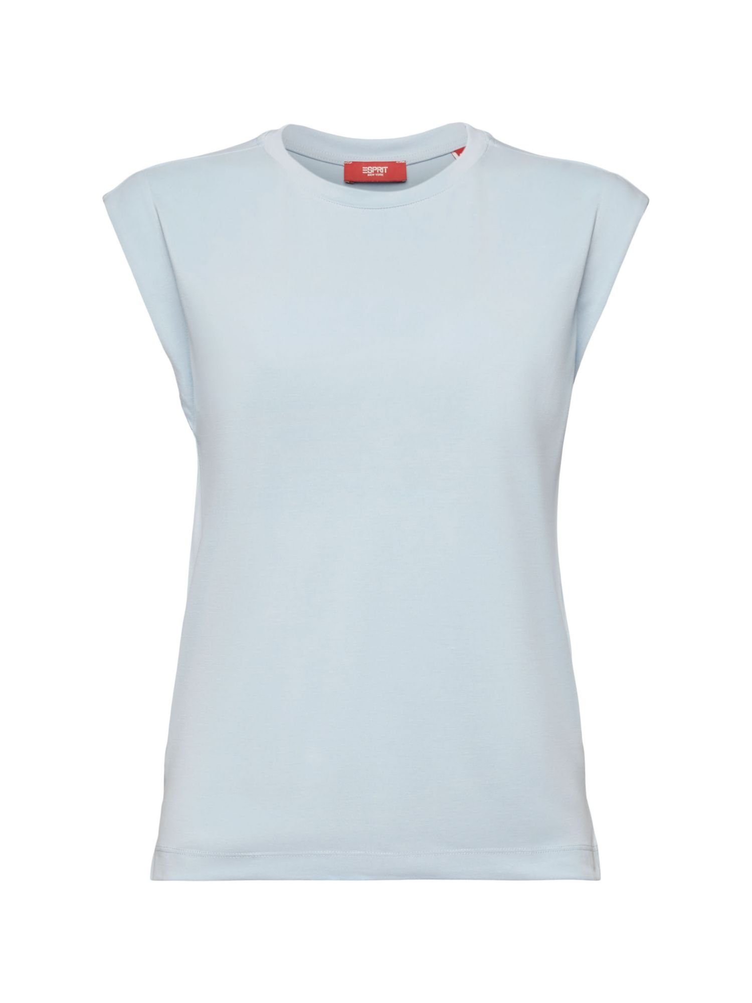 Esprit Collection T-Shirt Jersey-Top mit weichem Griff (1-tlg) LIGHT BLUE