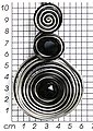 J.Jayz Kette mit Anhänger »mit drei Spiral-Kreisen«, mit Glassteinen, Bild 3