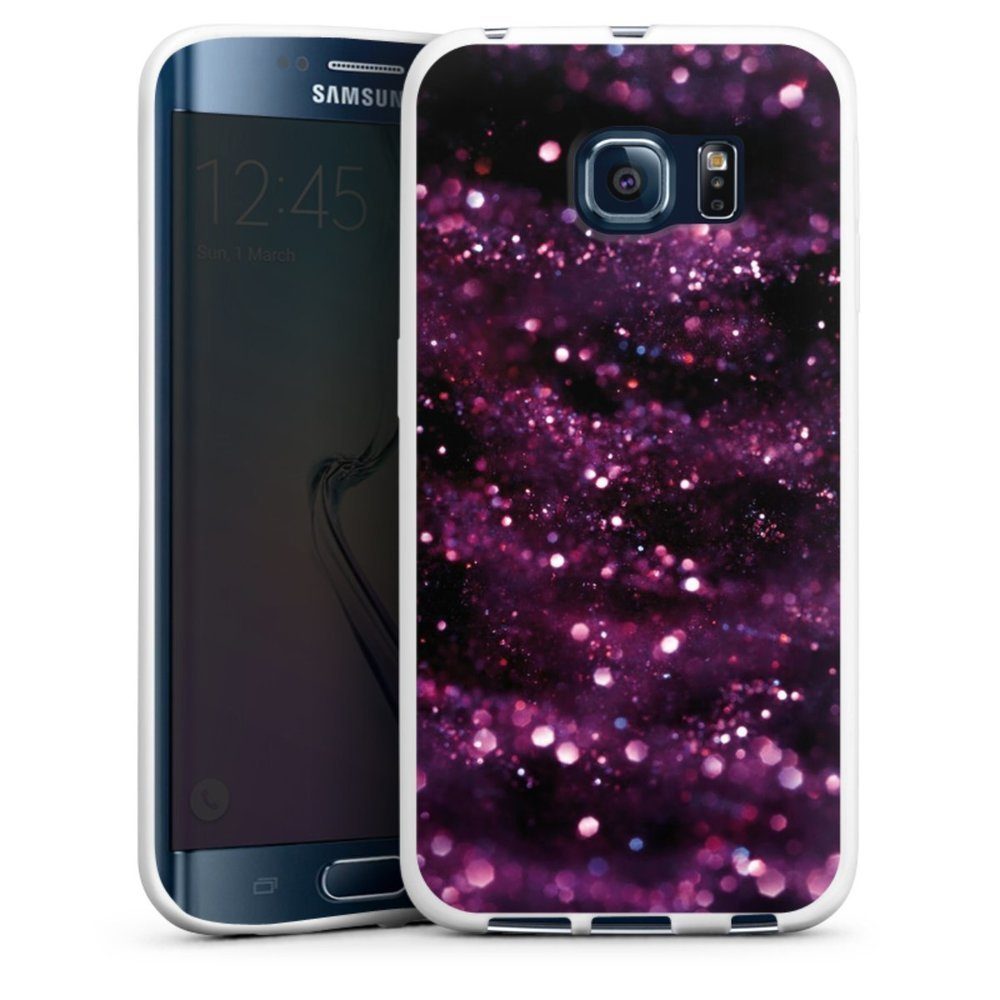 DeinDesign Handyhülle »Lilac Sparkles Look« Samsung Galaxy S6 Edge, Hülle  Glitzer Look Muster Glitter online kaufen | OTTO