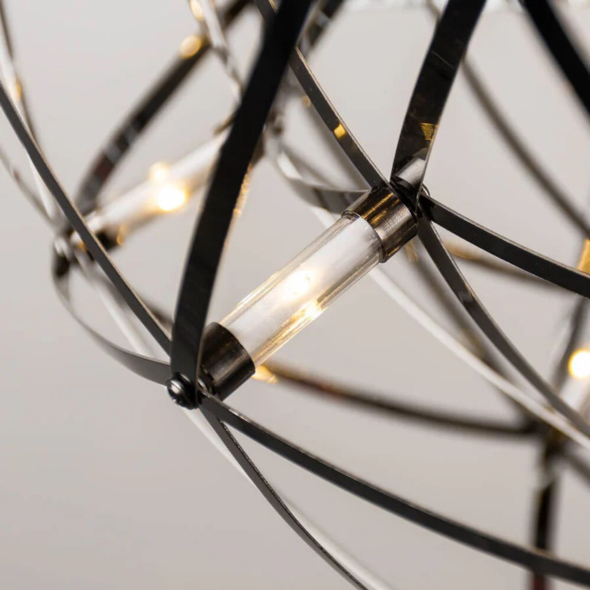 s.luce Pendelleuchte s.luce Atom LED Mehrfach-Pendelleuchte Cluster 7-flammig Chrom, Warmweiß