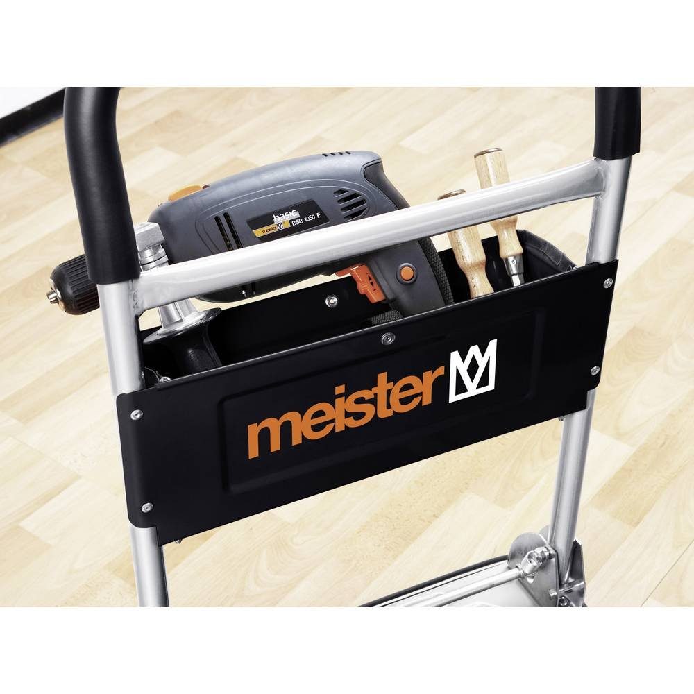Meister Werkzeuge Transportwagen Plattformwagen CUT-OFF 8985620, klappbar, mit Ablagefach