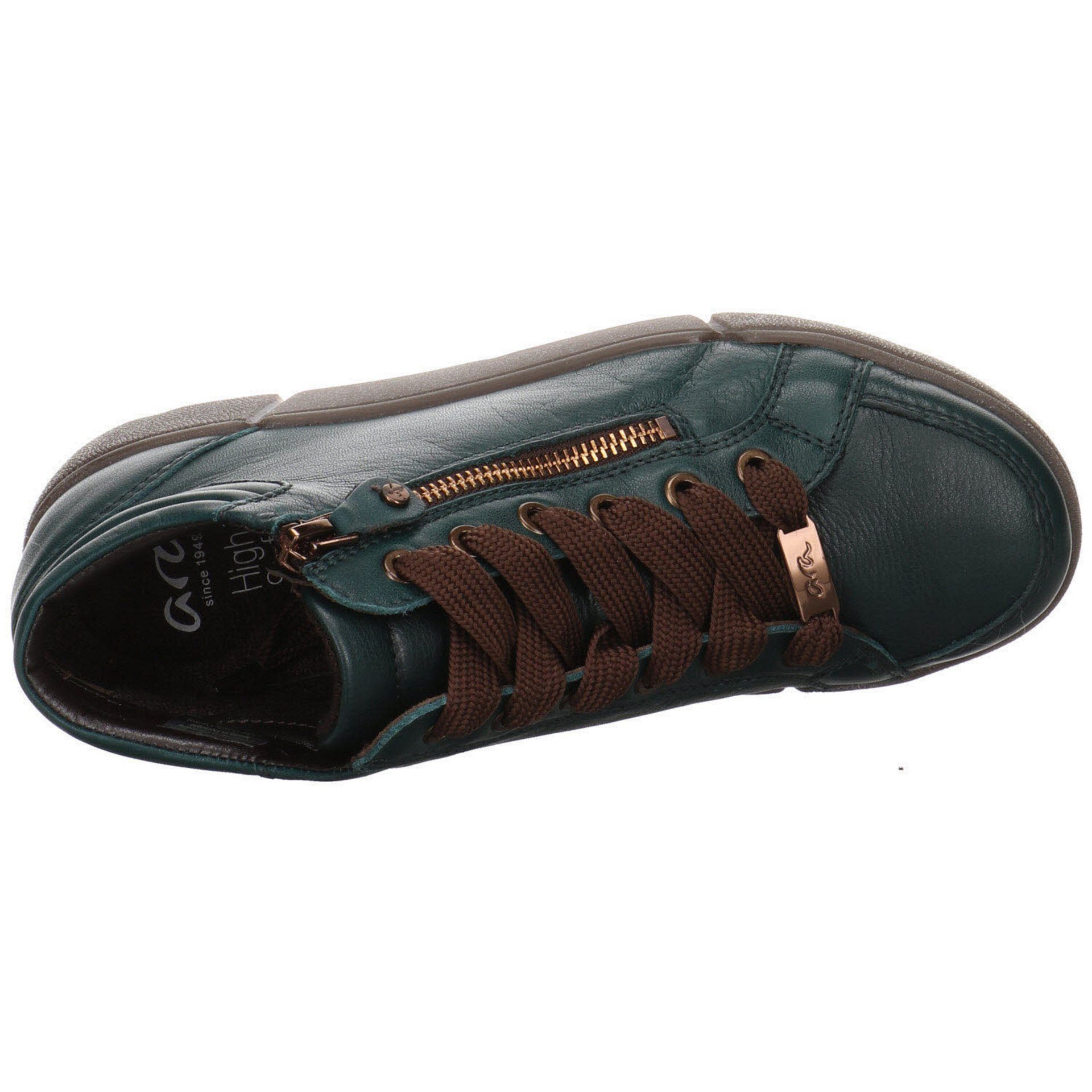 Sneaker High Rom Ara Glattleder grün 043678 Sneaker Soft Schuhe Sneaker Damen