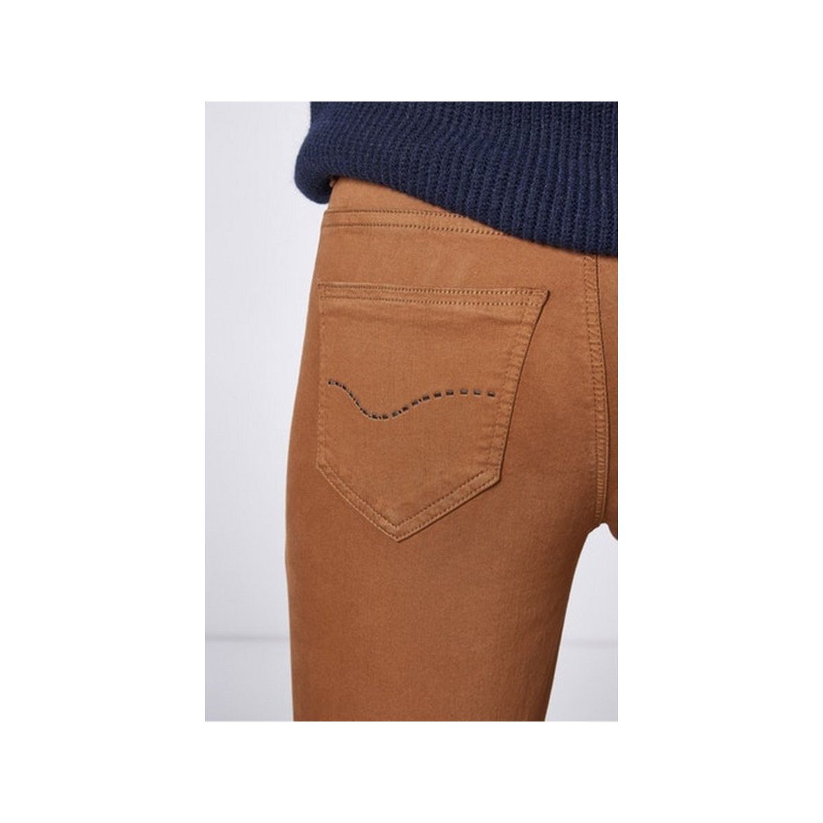 (1-tlg) TONI hell-braun 5-Pocket-Jeans