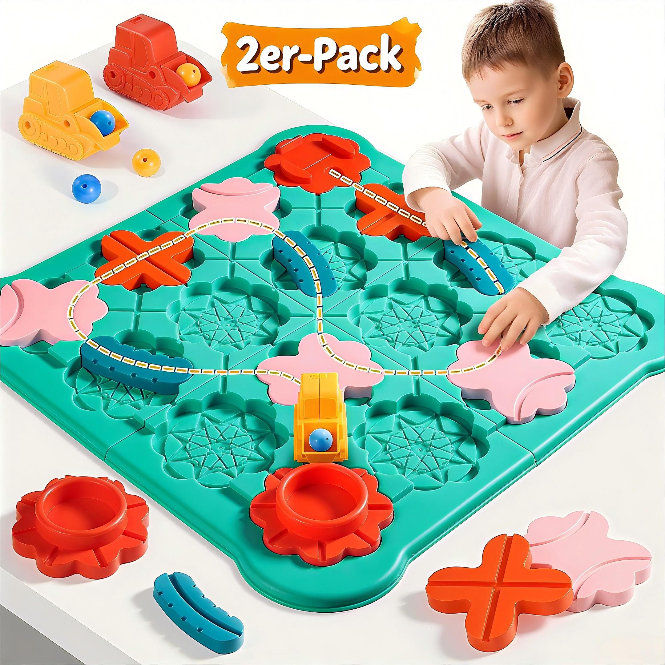POPOLIC Lernspielzeug Logischer StraßEnbauer Kinderspielzeug, Brettspiele günstig online kaufen
