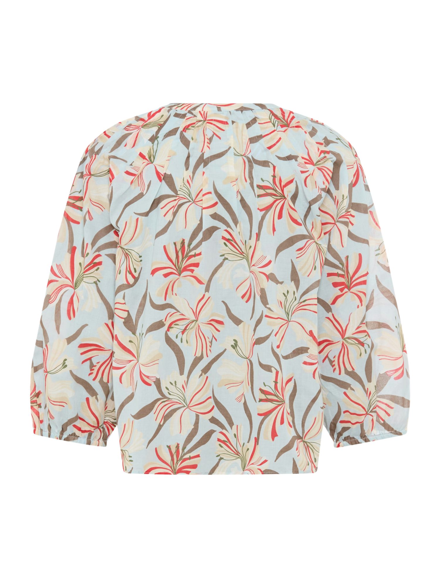 Brax Hemdbluse bunt,Casual,Baumwolle,Allover-Print,Rundhals,3/4 Arm,Casual Fit
