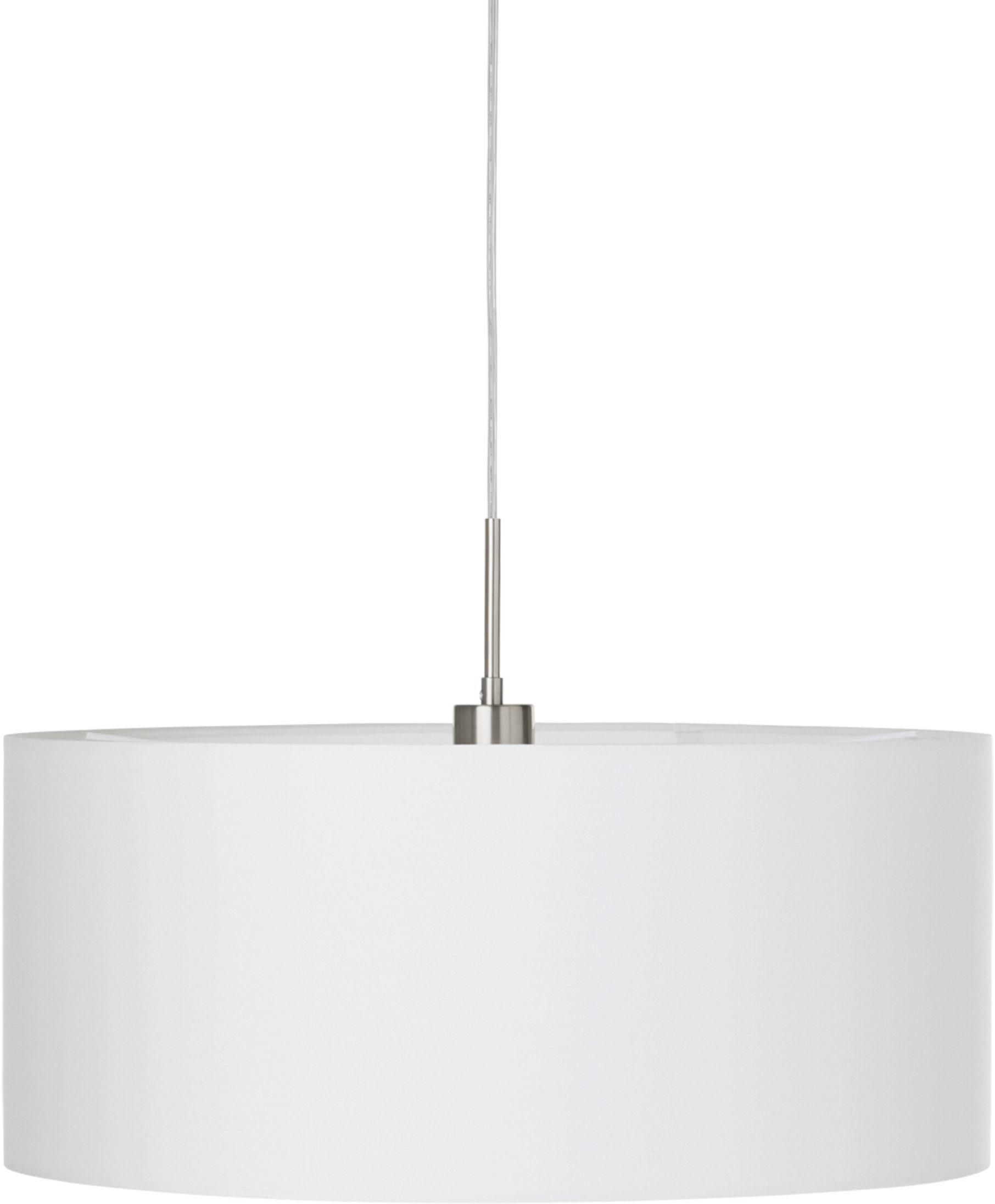 EGLO Hängeleuchte PASTERI, Leuchtmittel / weiß x Lampe Leuchtmittel, ohne wechselbar, exkl. / E27 cm max. x / 60W) H110 aus 1 Stoff (je Ø53