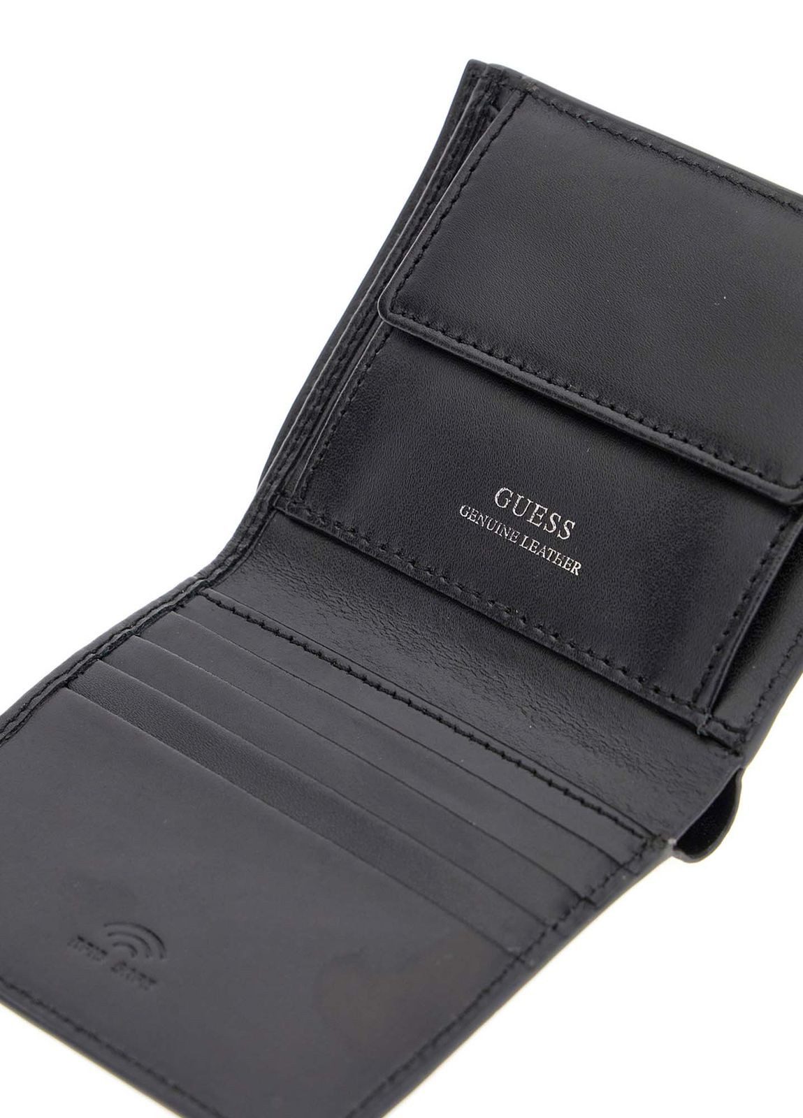 Guess Geldbörse Bifold Wallet, aus echtem Leder mit RFID-Blocker Schutz