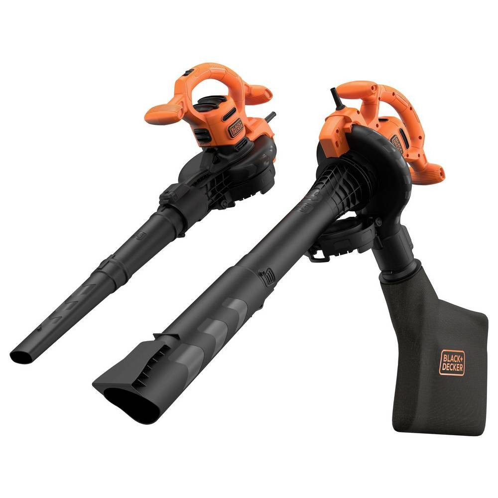Black + Decker Akku-Laubsauger BEBLV260-QS Elektro Laubsauger 230 V