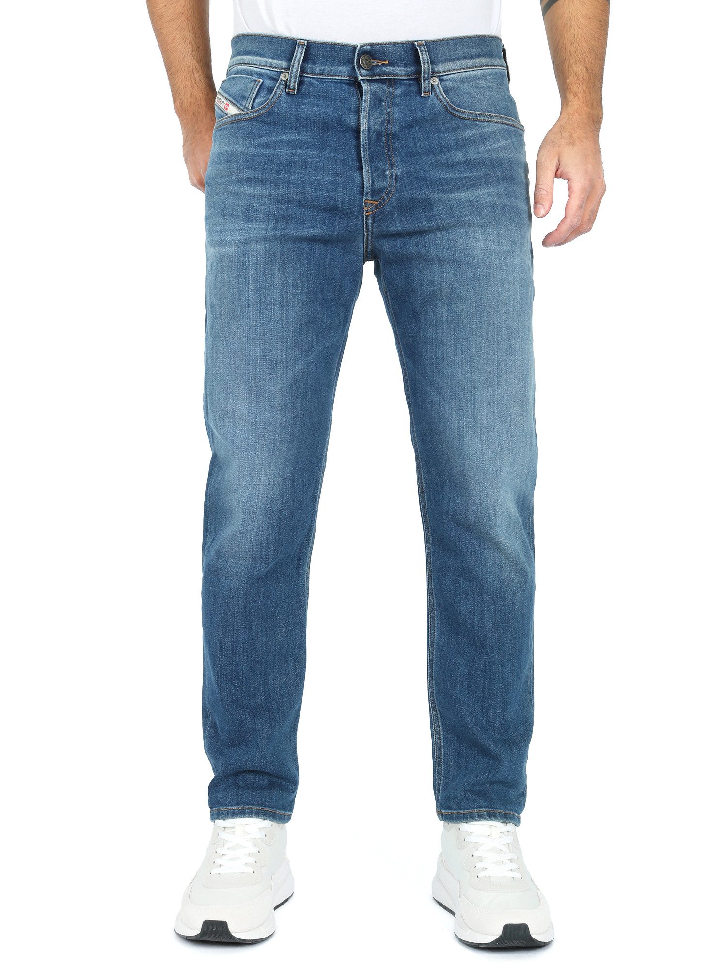 Diesel Tapered-fit-Jeans Regular Fit Supersoft - D-Fining 09A80 - Länge:32 günstig online kaufen