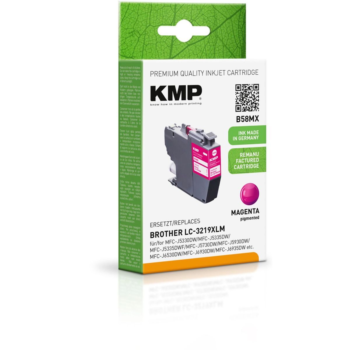 KMP B58MX Tintenpatrone komp. mit Brother Tintenpatrone