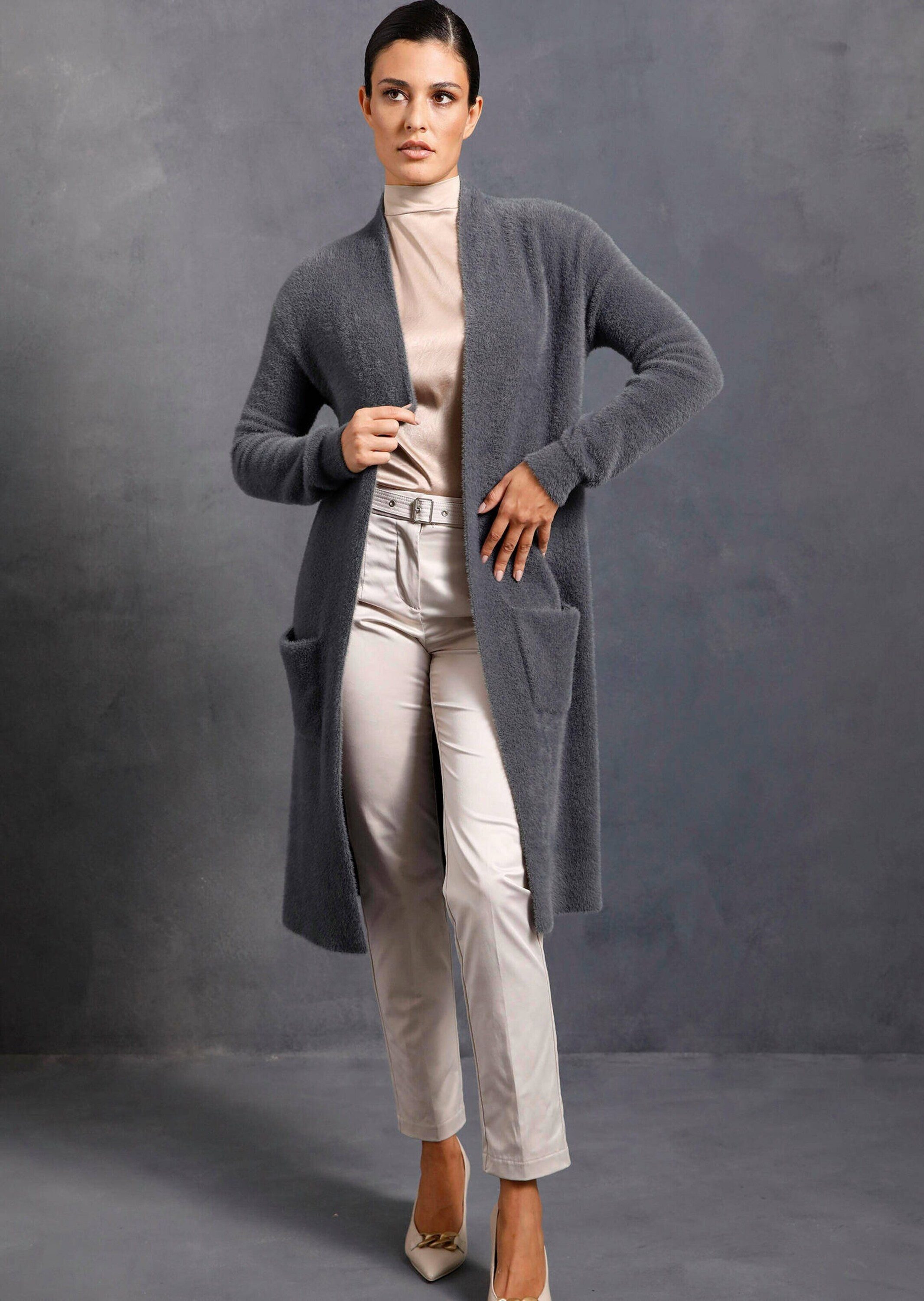 Alba Moda Strickjacke Strickjacke in weicher Qualität