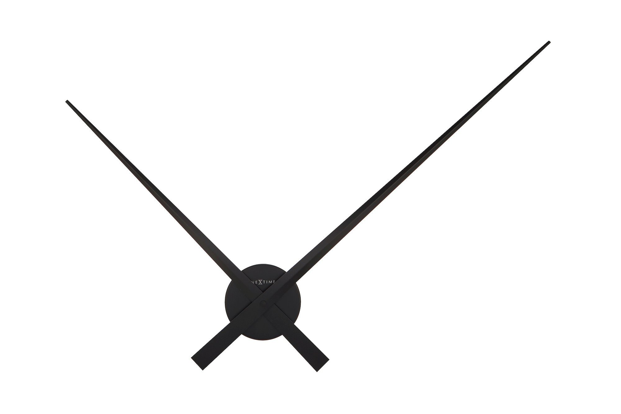 NEXTIME Wanduhr Minimalisten im Design) 2269ZW (große Wanduhr