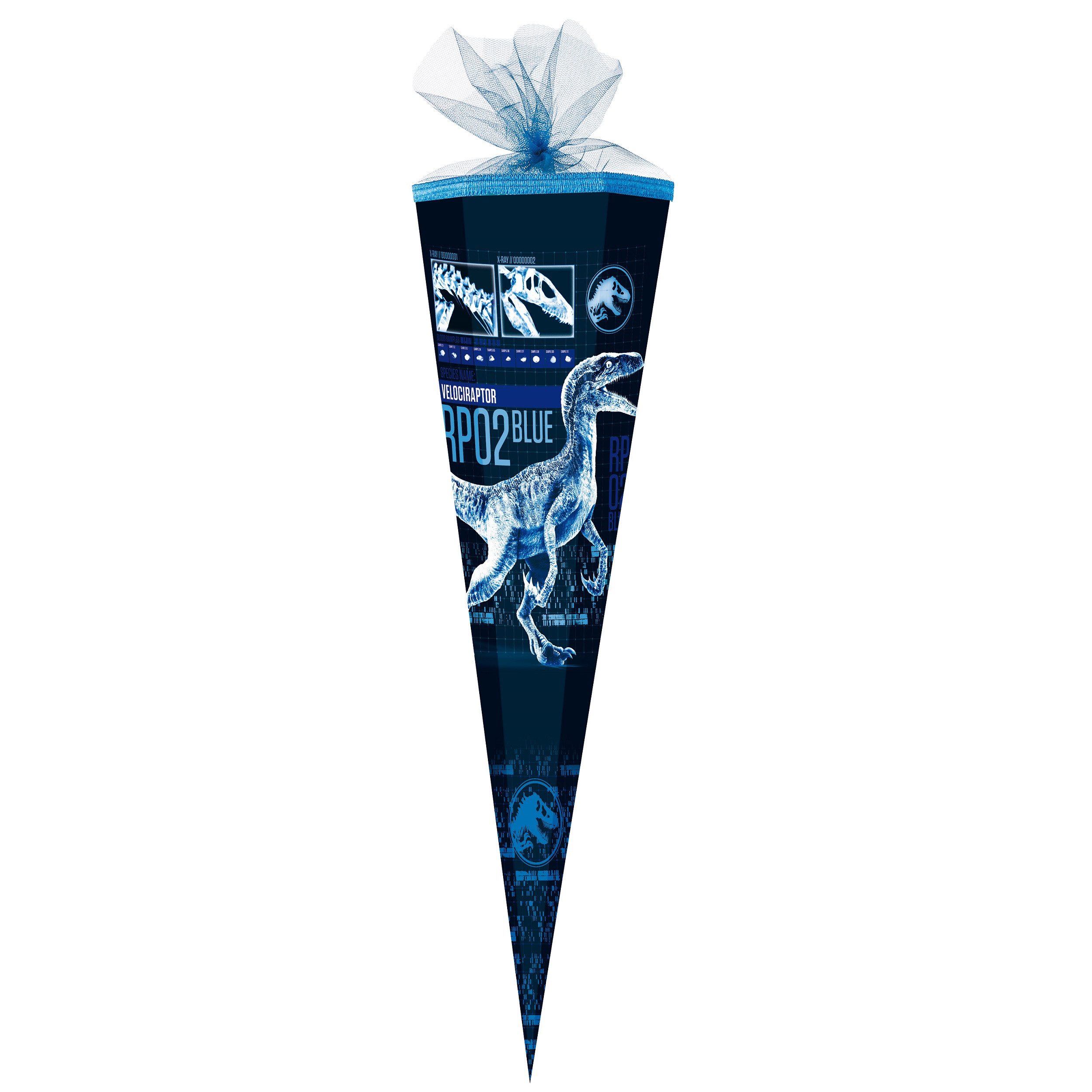 Nestler Schultüte Jurassic World Schultüte 2025, Zuckertüte 85cm (zum Schulanfang / Einschulung)