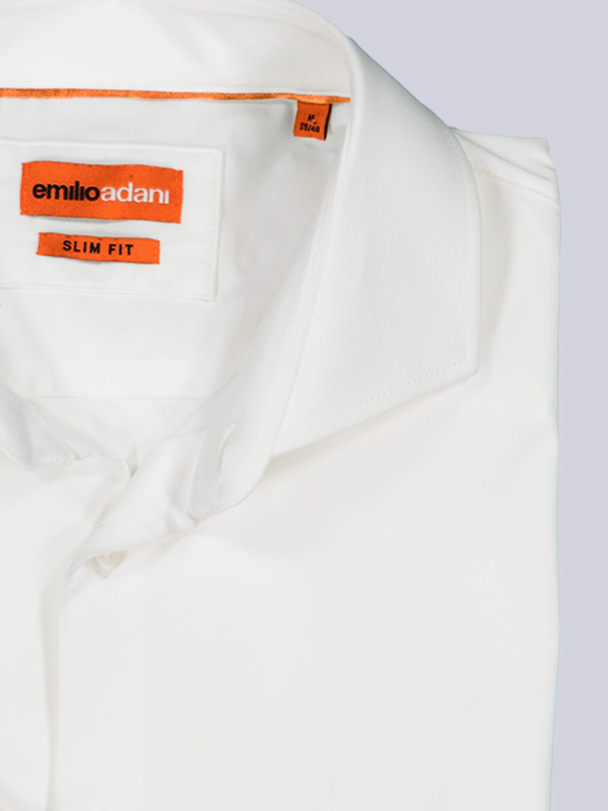 emilio adani Langarmhemd emilio adani Herren Funktions-Hemd Langarm, Reinweiss