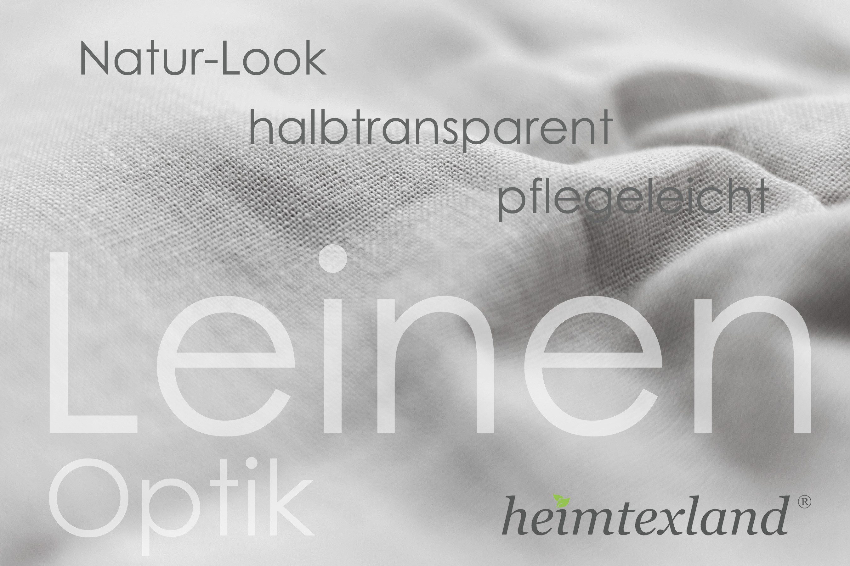 heimtexland Vorhang Deko Gardine Leinen-Optik durchscheinend Sterne (1 St), Ösen, transparent, Polyester, Kinderzimmer I Natur I Ösenschal – Bild 5 von 5