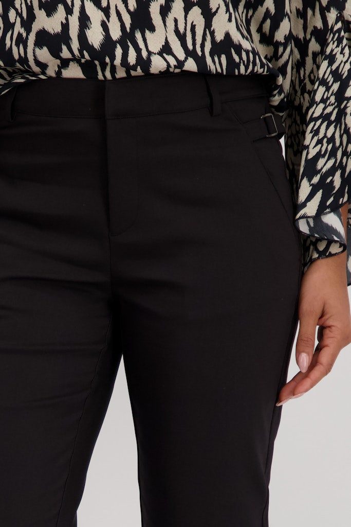 Monari 2-in-1-Hose Hose mit Riegel schwarz günstig online kaufen