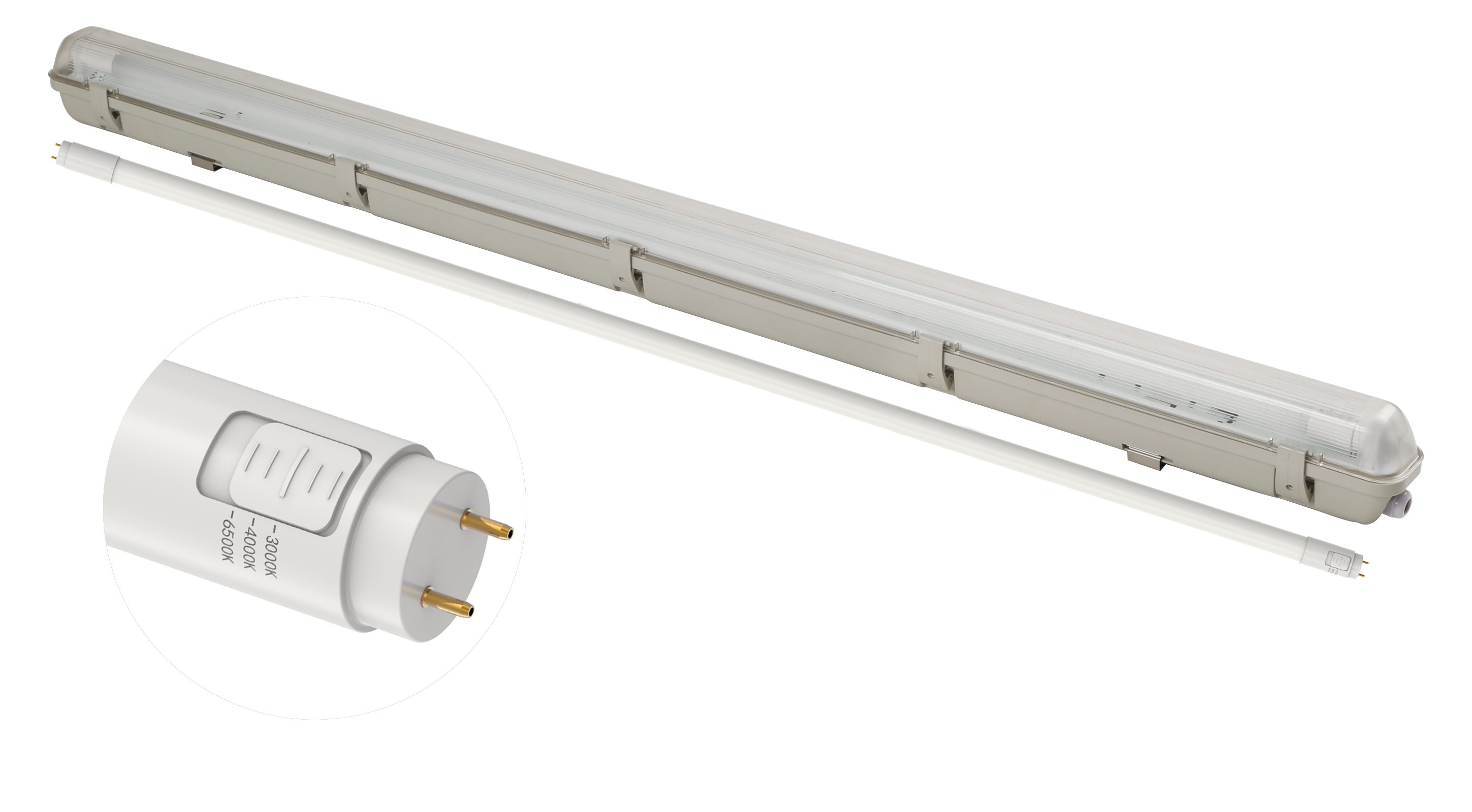 LED's light LED Deckenleuchte 2410202 LED-Feuchtraumleuchte, günstig online kaufen