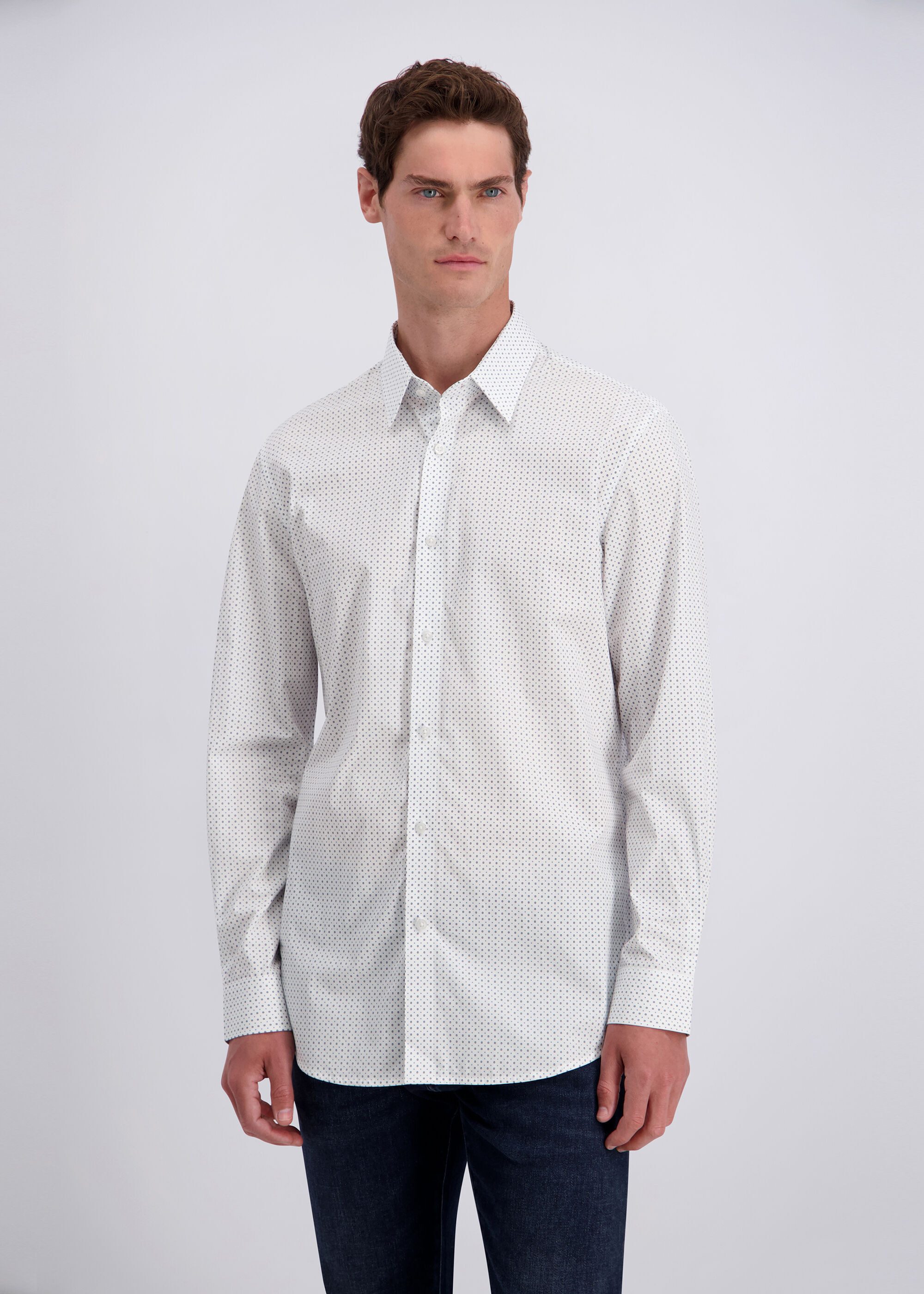 Pierre Cardin Businesshemd mit Allover-Print