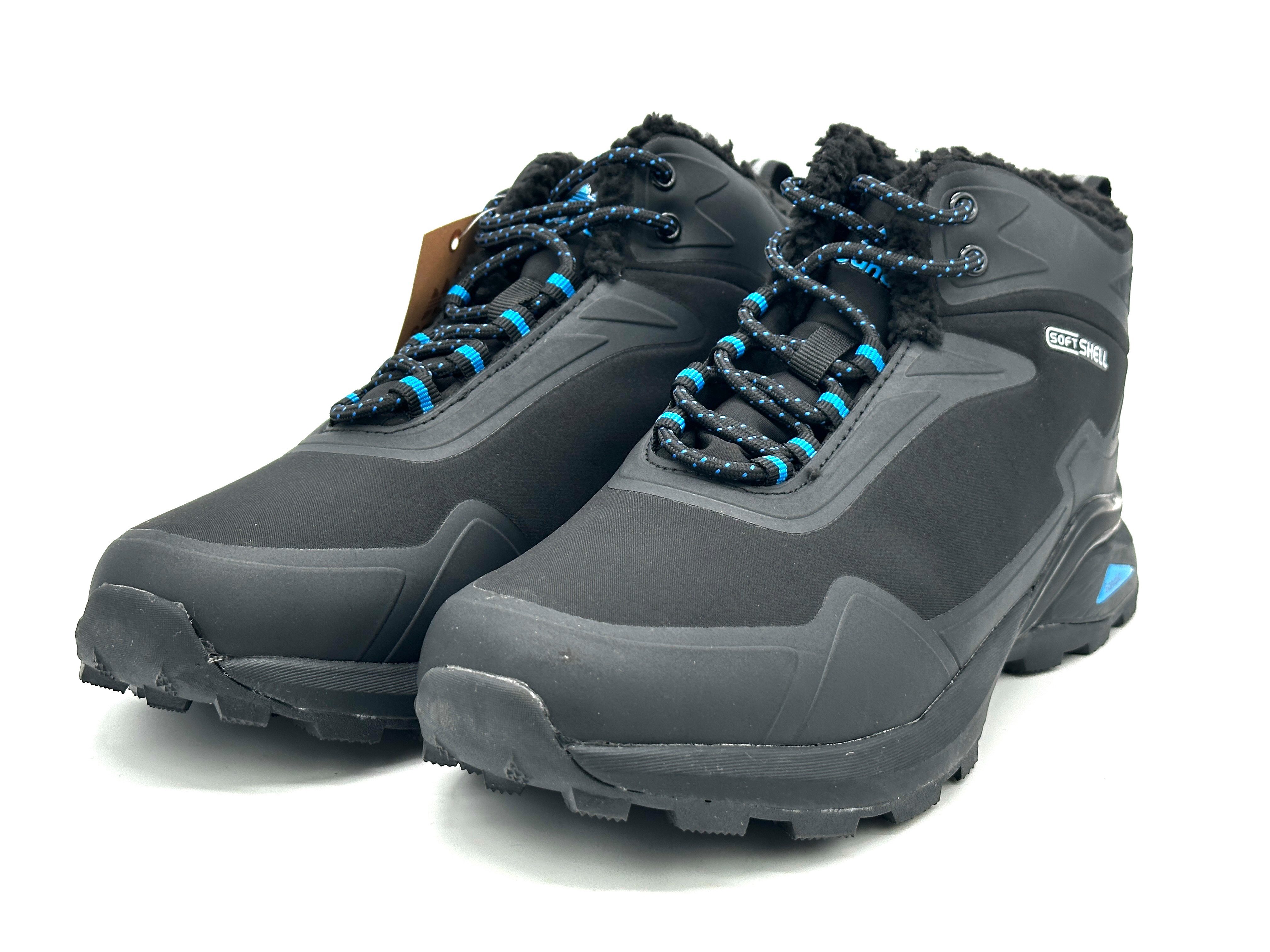 Nowaland gefütterte Trekkingschuhe Outdoorschuhe Wanderstiefel Isolierende Innenfütterung, Softshell-Obermaterial