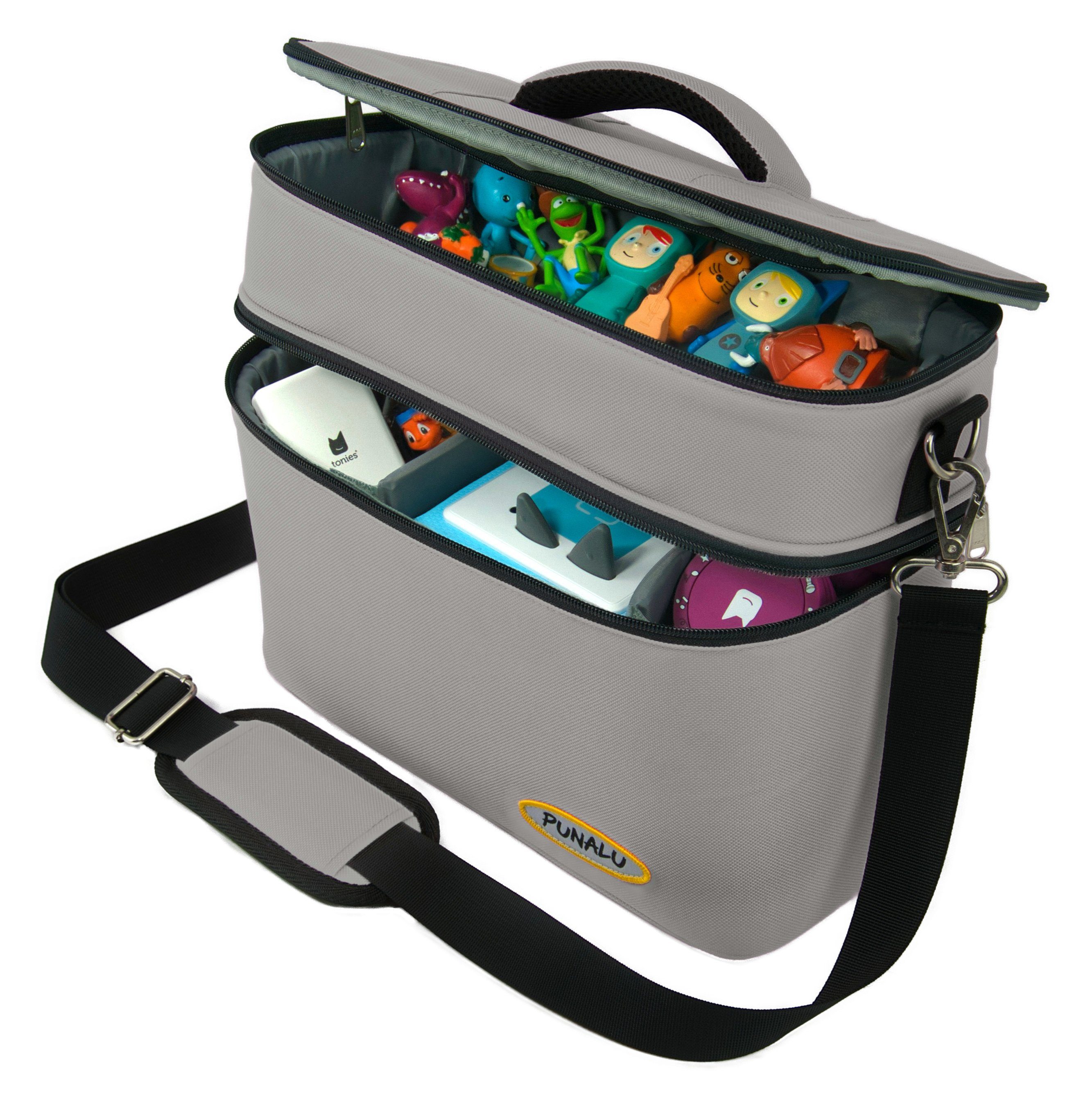PUNALU Хранилищаstasche Große Tasche für Toniebox, Tonies Hörfiguren, Toniebox Tasche, mit abnehmbaren Schultergurt
