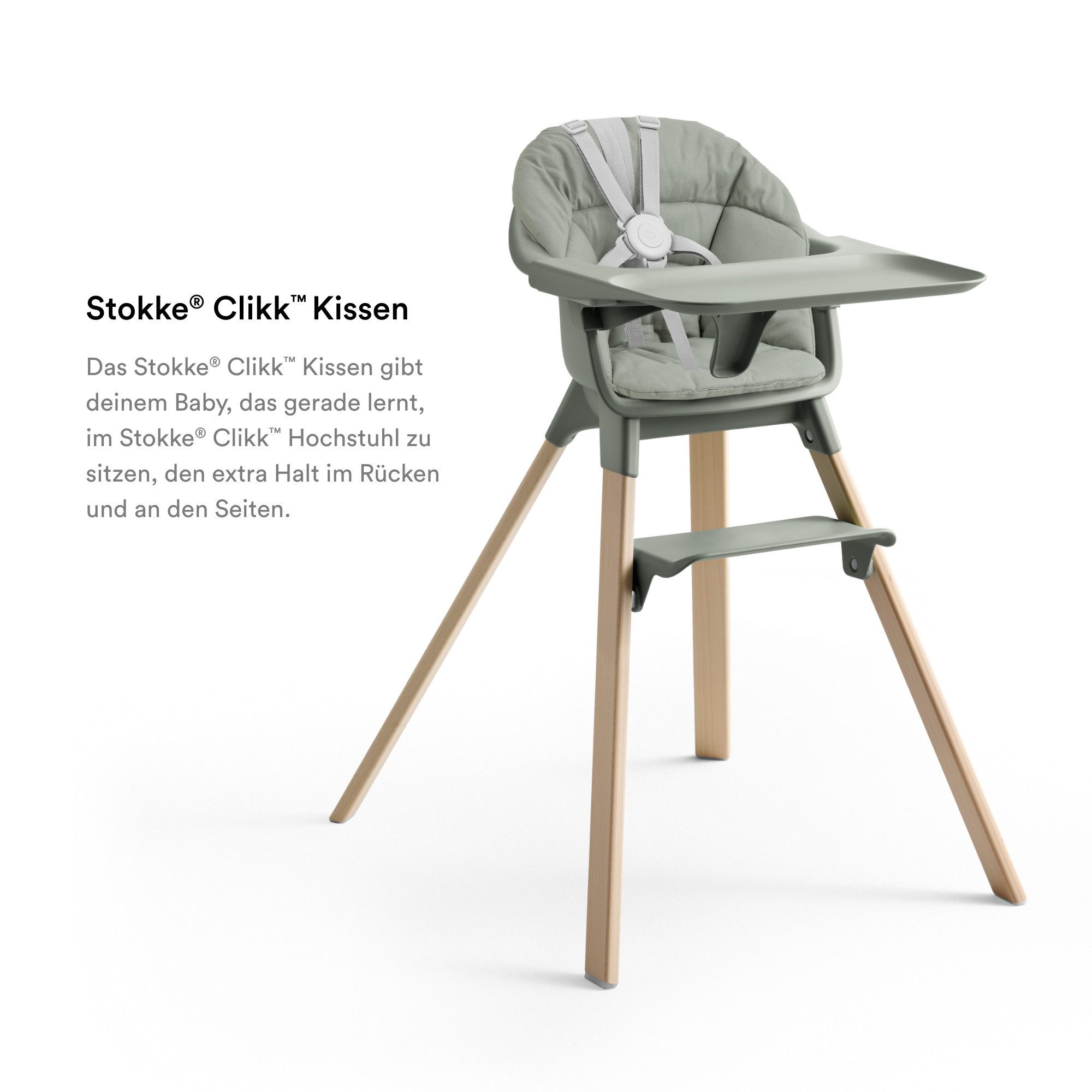 Stokke Hochstuhlauflage Clikk Kissen - passend für den Stokke Clikk Baby Hochstuhl