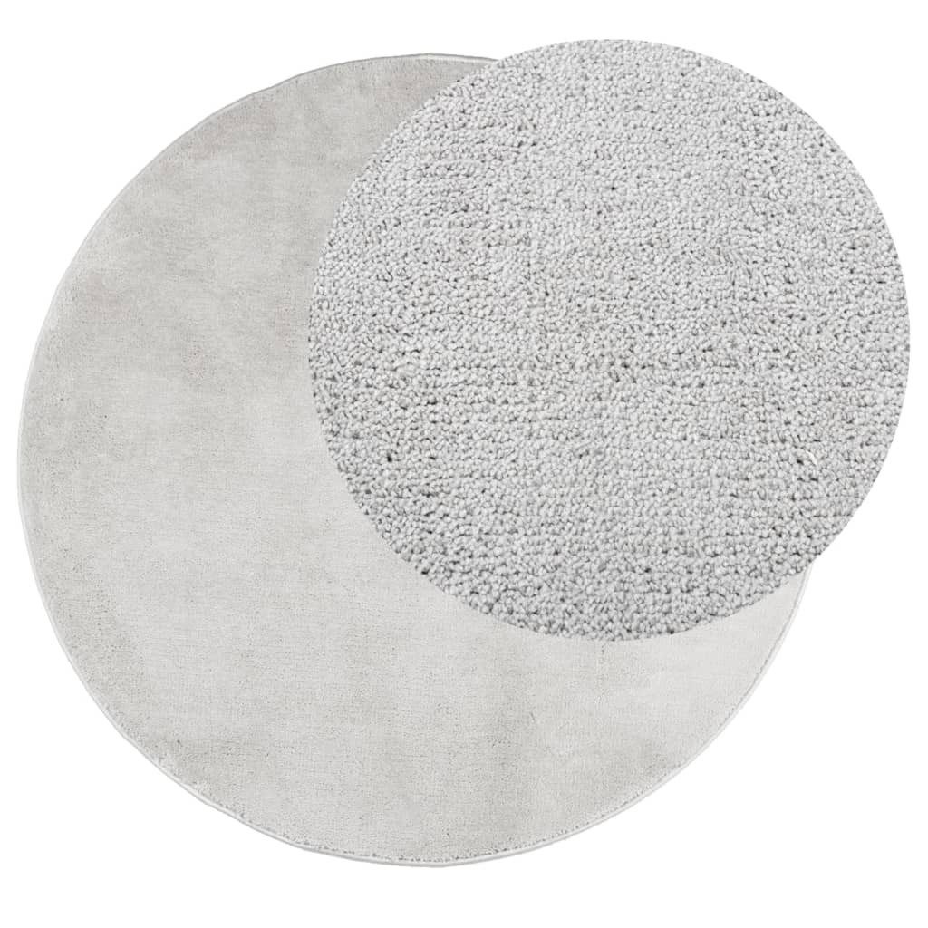 vidaXL Teppich Teppich OVIEDO Kurzflor Grau günstig online kaufen