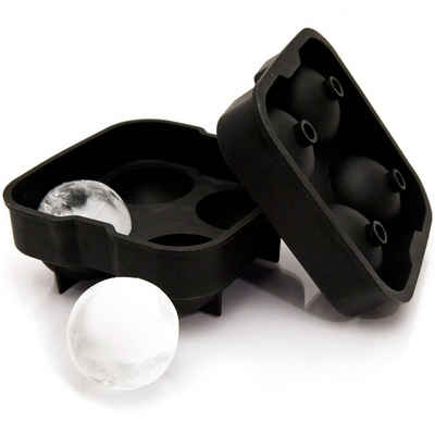Goods+Gadgets Eiswürfelform Silikon Eiswürfelschale, (XXL Eiskugeln), Eis-Würfel-Maker