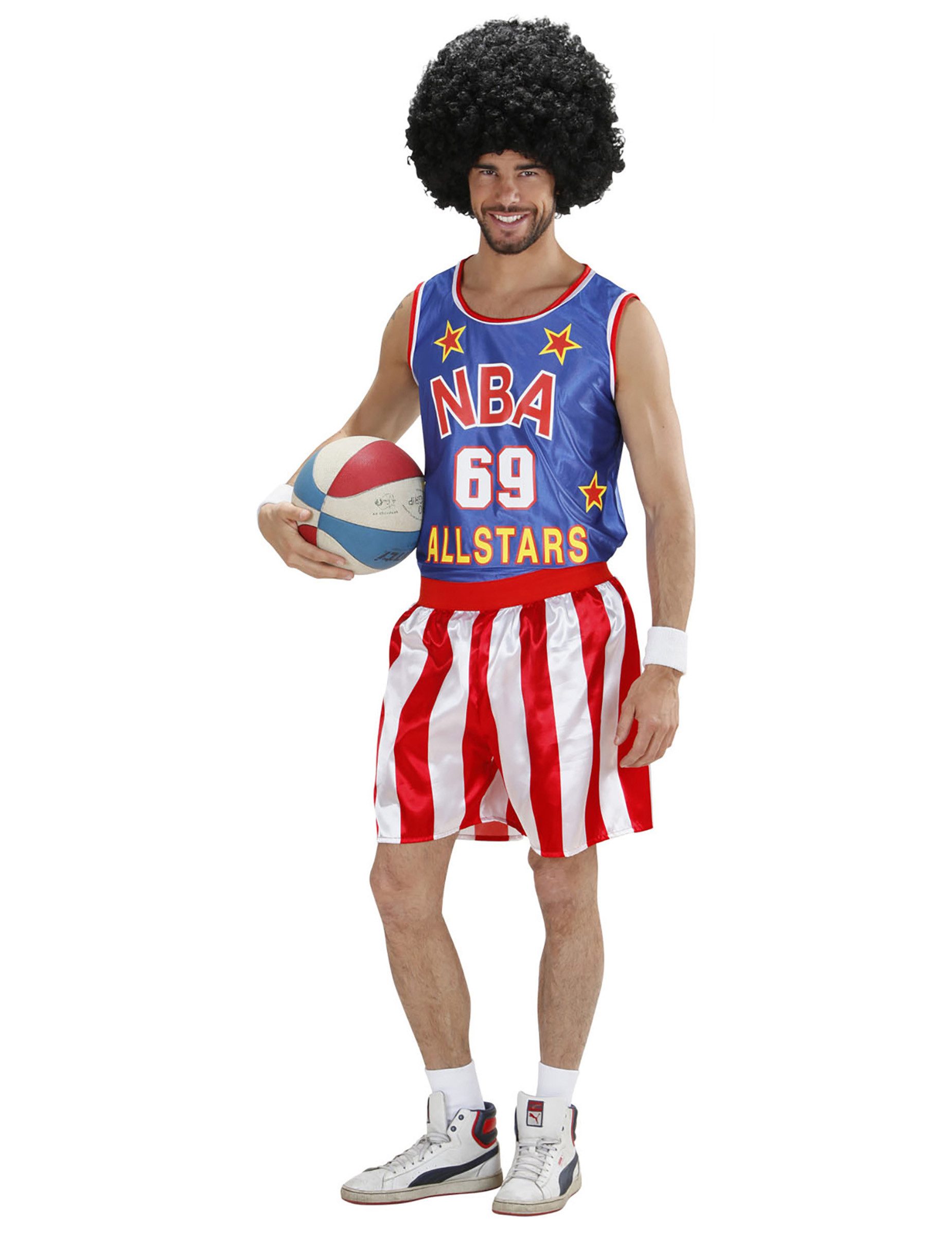 Widmann S.r.l. Kostüm Basketball-Spieler Kostüm Sportler bunt