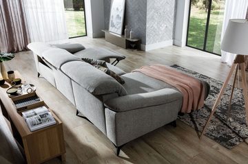 Stylefy Ecksofa Gabbiana, L-Form, Eckcouch, Relaxfunktion