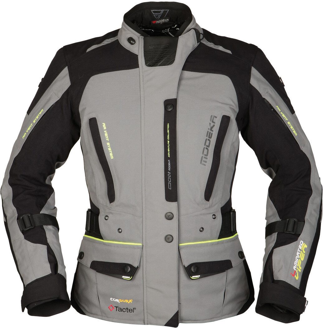 Modeka Motorradjacke Viper LT Damen Motorrad Textiljacke herausnehmbares Innenfutter,wasserdicht