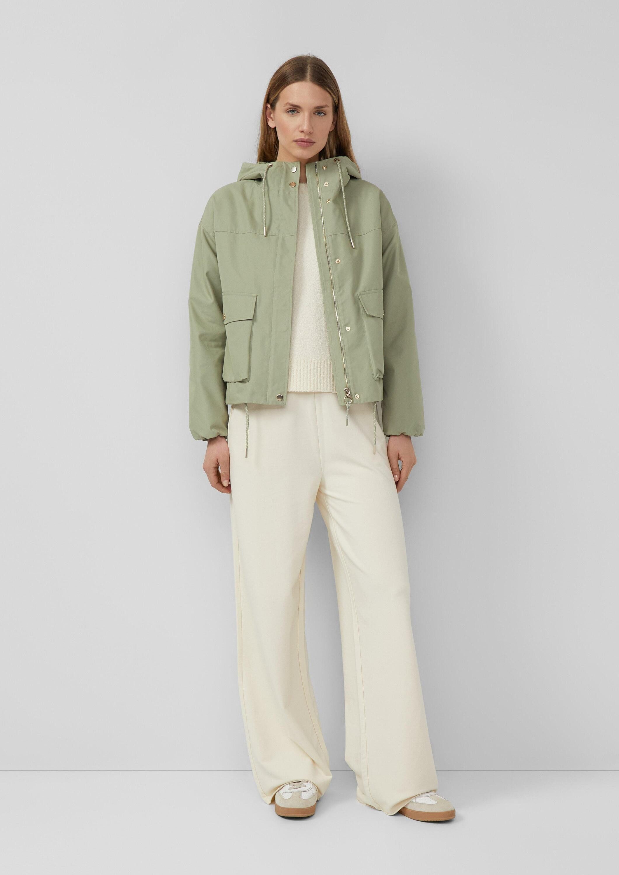 s.Oliver Funktionsjacke Outdoor-Jacke Jacke im Relaxed Fit mit Kapuze – Bild 5 von 5