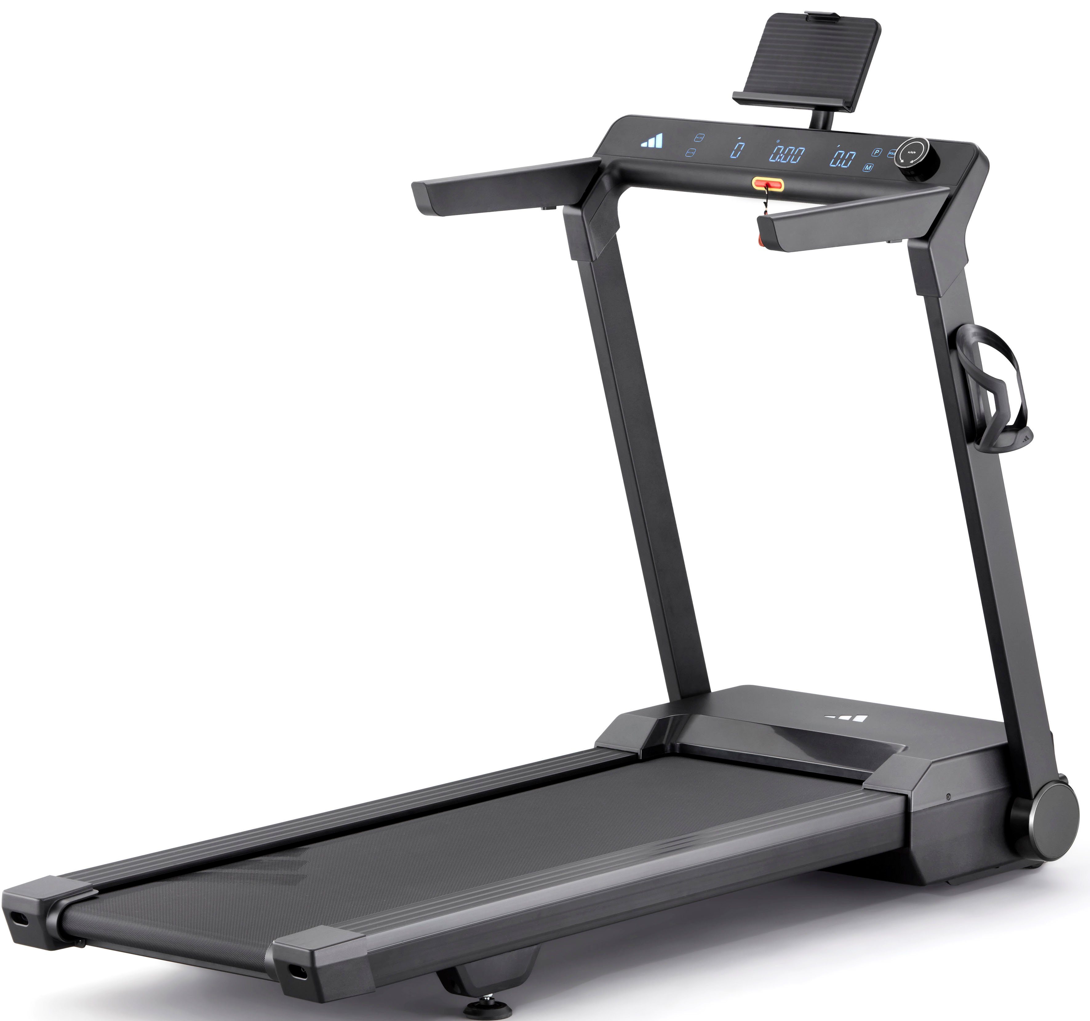 adidas Performance Laufband T-24c (mit Bluetooth und App-Funktion), bis max. 18 km/h, klappbar, mit Steigung, 110 kg max. Benutzergewicht