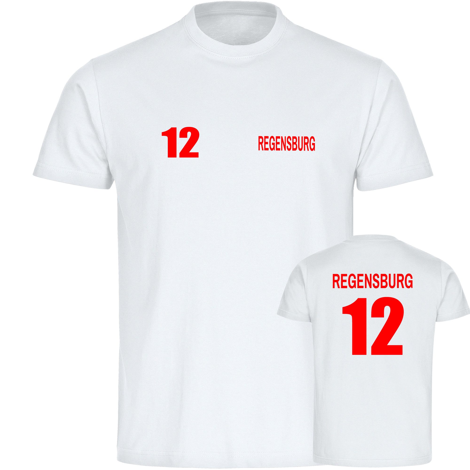 T-Shirt Herren Regensburg - Trikot Nummer 12 - Männer