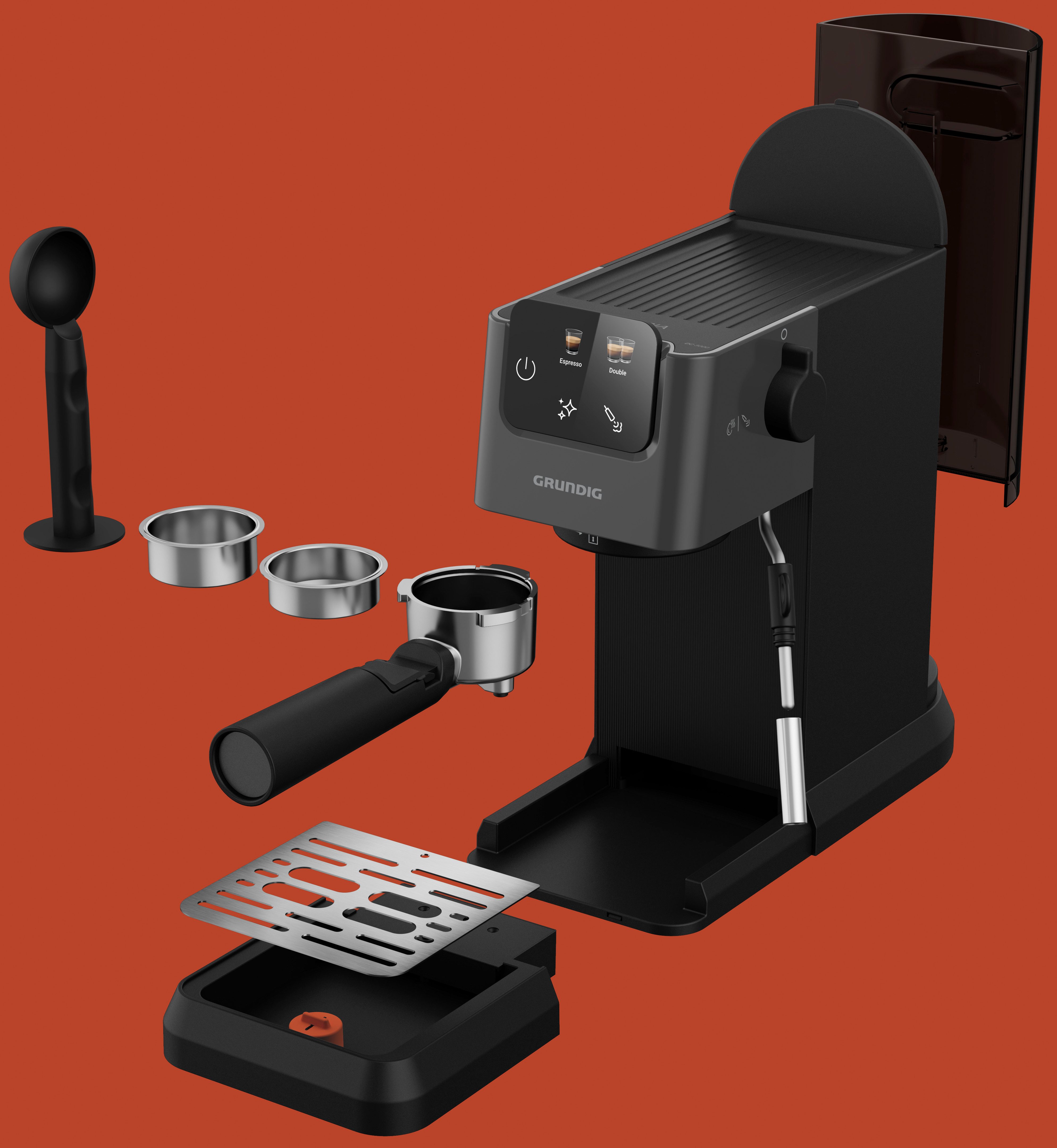 Grundig Espressomaschine KSM 4330, mit Touch-Display