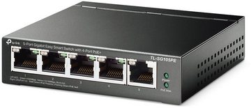 TP-Link TL-SG105PE 5-Port Gigabit (4x PoE) L2 Smart Switch Netzwerk-Switch