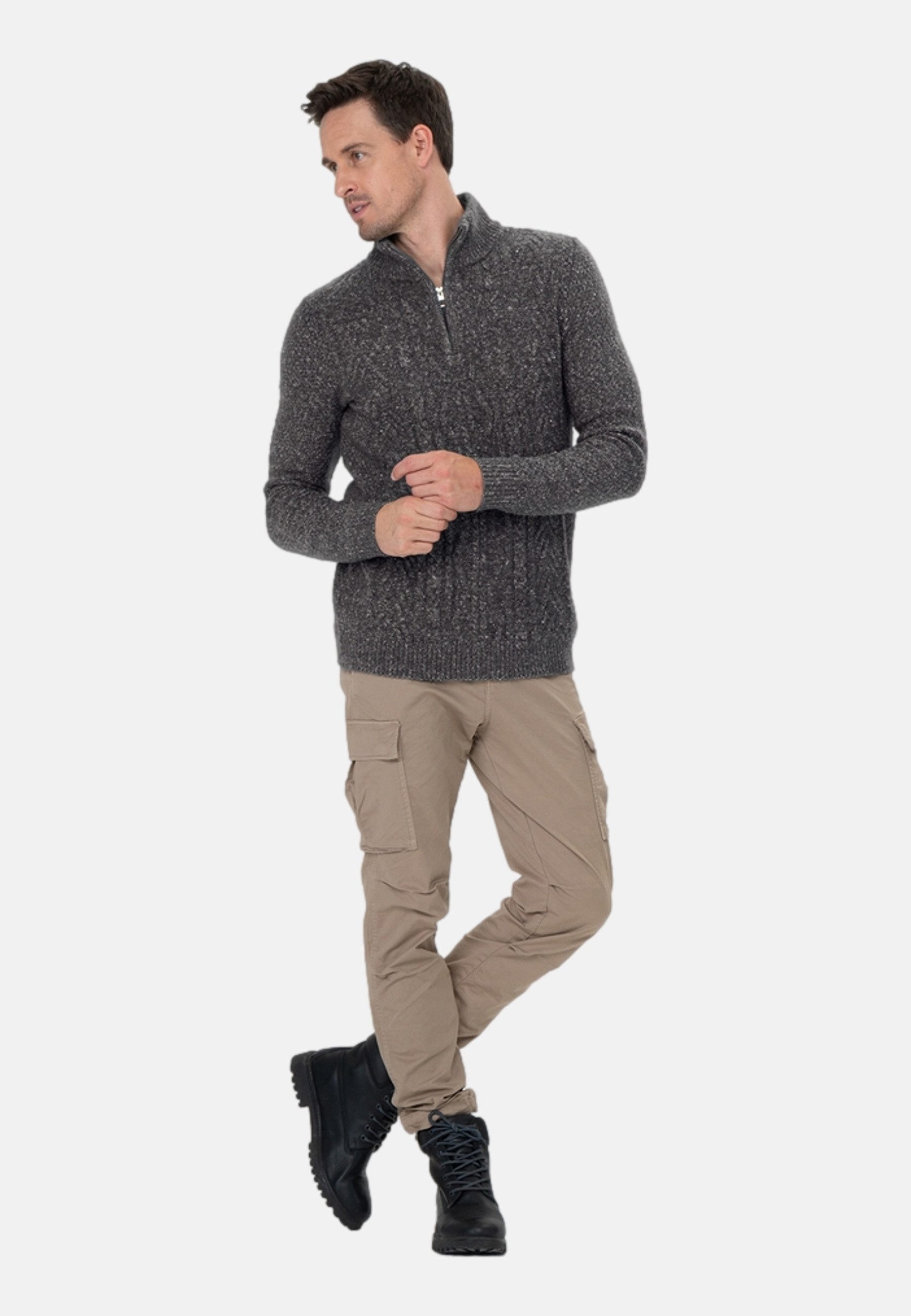 Key Largo Troyer Pullover Dignity Strickpullover Troyer (1-tlg)