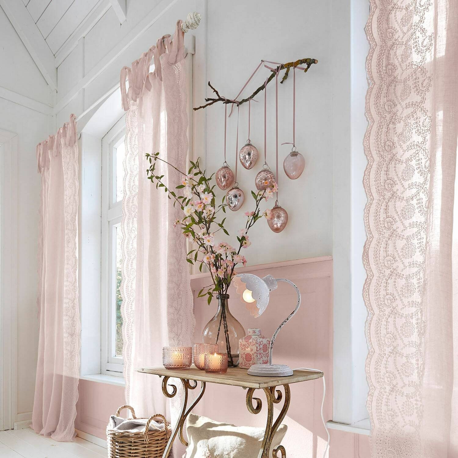 Mirabeau Vorhang Gardine Esmera rosa