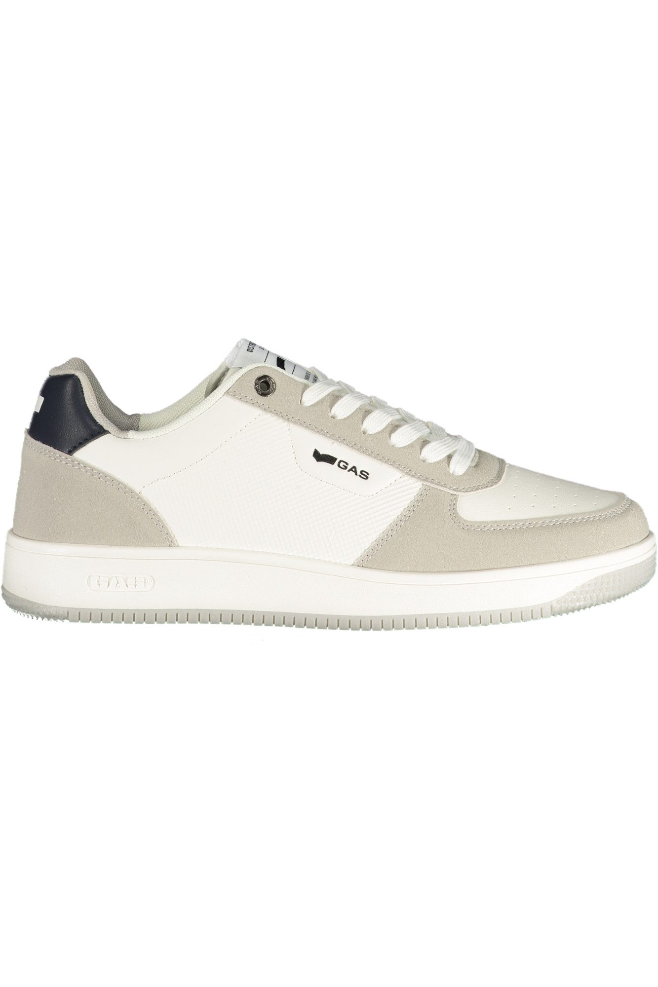GAS Sneaker Herren Sportschuh Weiß: Kontrastdetails, Komfort &