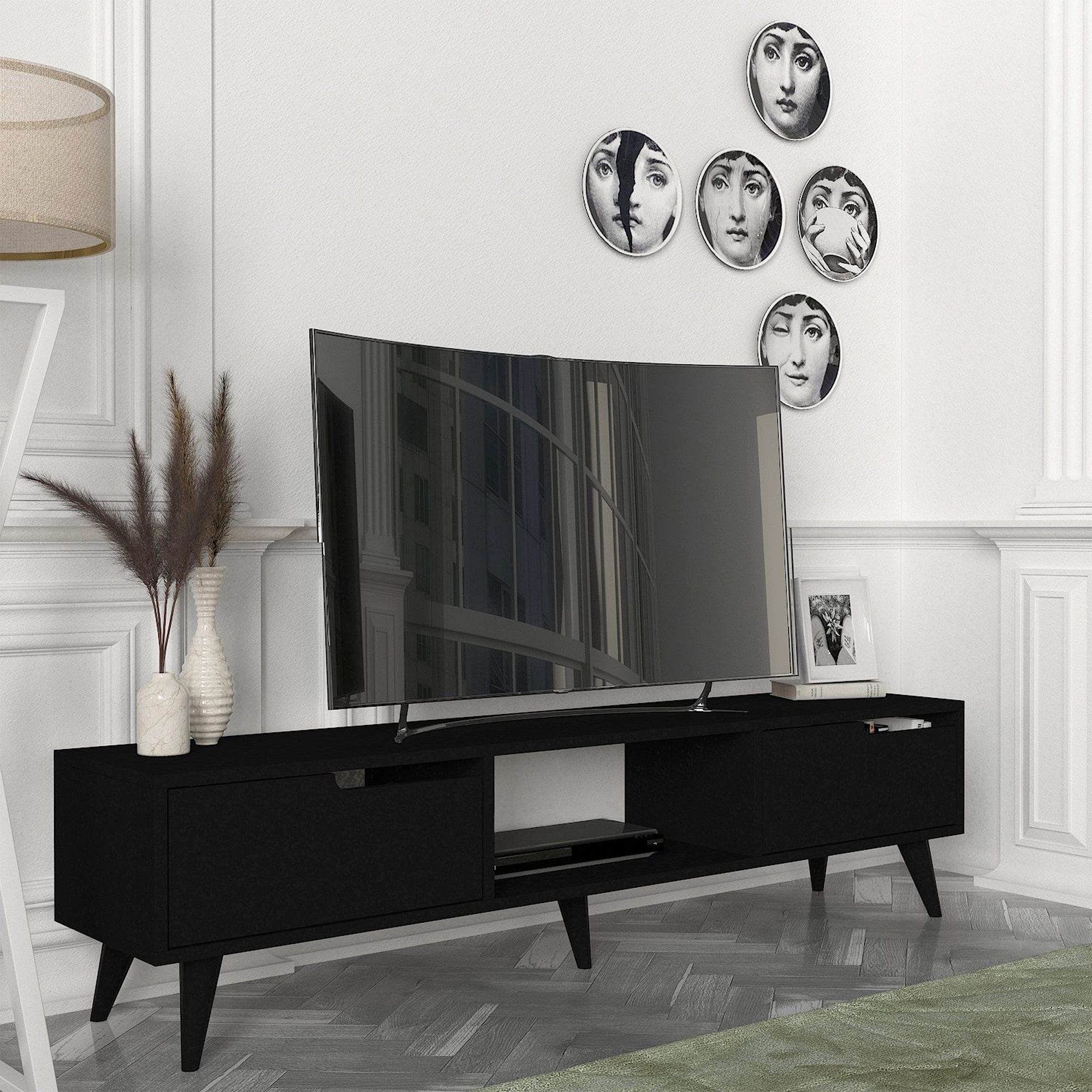 en.casa TV-Schrank »Kullila« mit 2 Türen günstig online kaufen