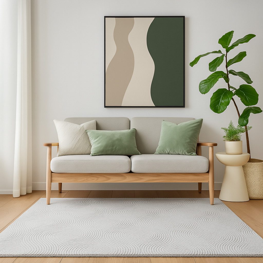 TaCa Home Teppich Kurzflor Teppich Hasenfell Optik, rechteckig, Höhe: 10 mm günstig online kaufen