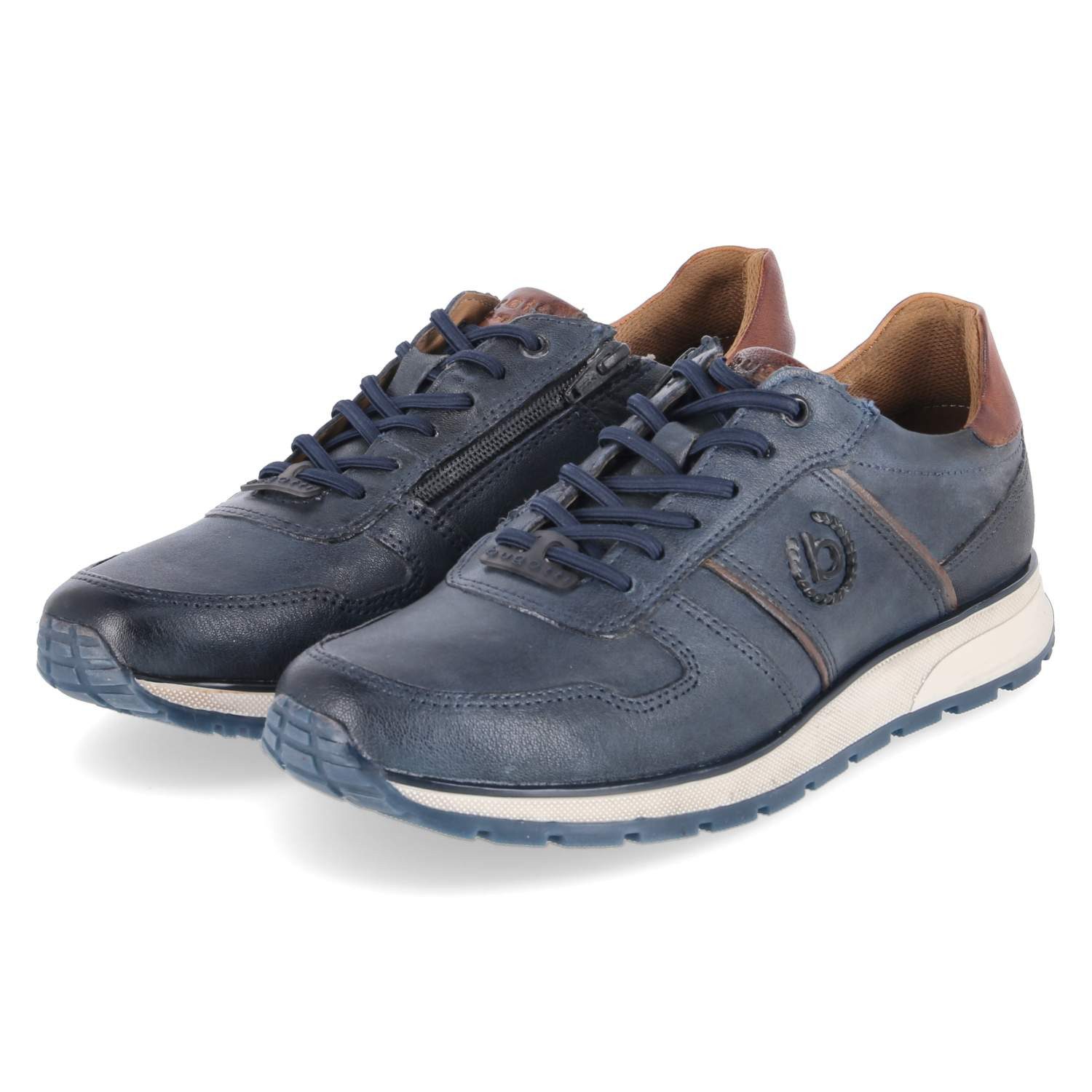 bugatti Bugatti 331APA034100-4100 SP Herren Glattleder blau Schnürschuh günstig online kaufen