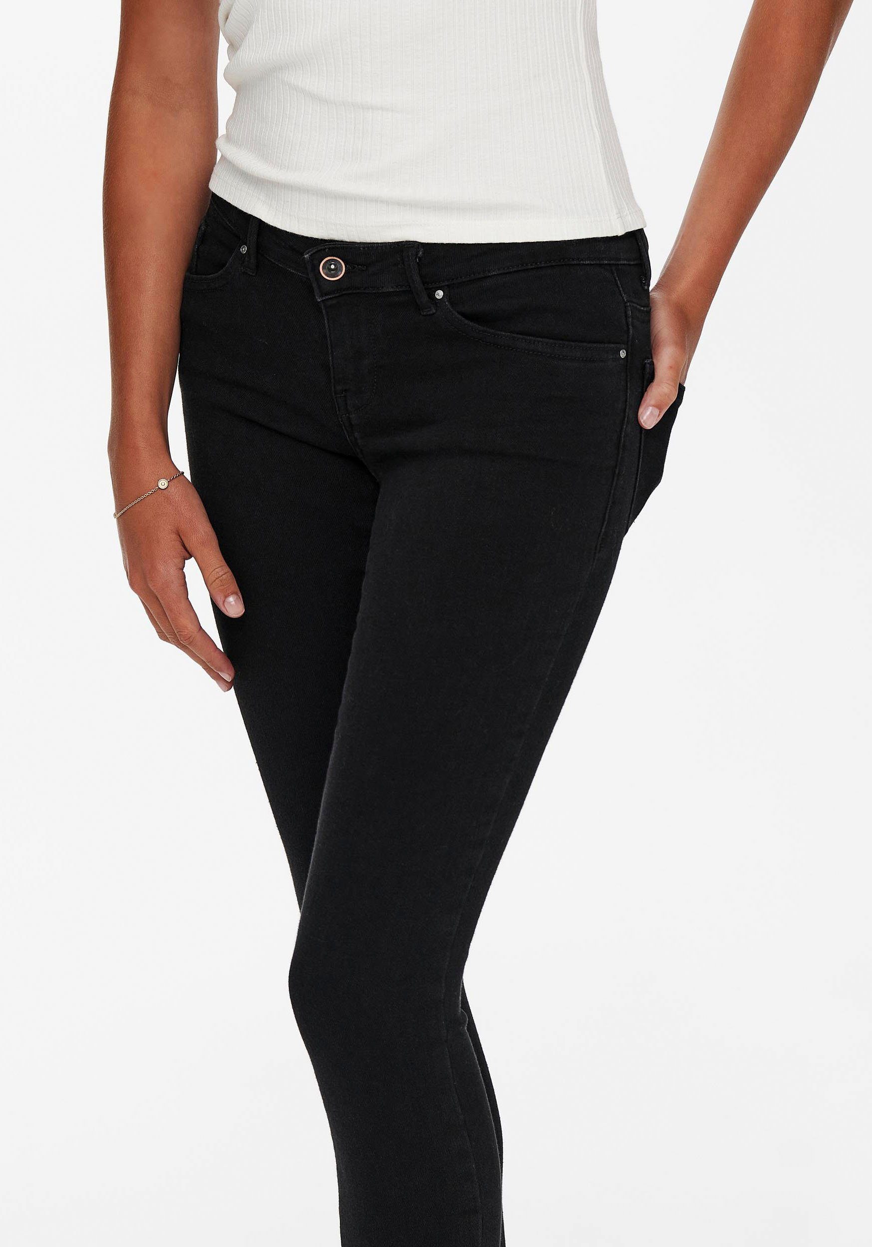 ONLY Skinny-fit-Jeans ONLCORAL SL SK POWER black denim DNM