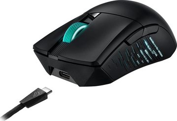 Asus ROG Gladius III Wireless Maus (Bluetooth, RF Wireless, kabelgebunden)