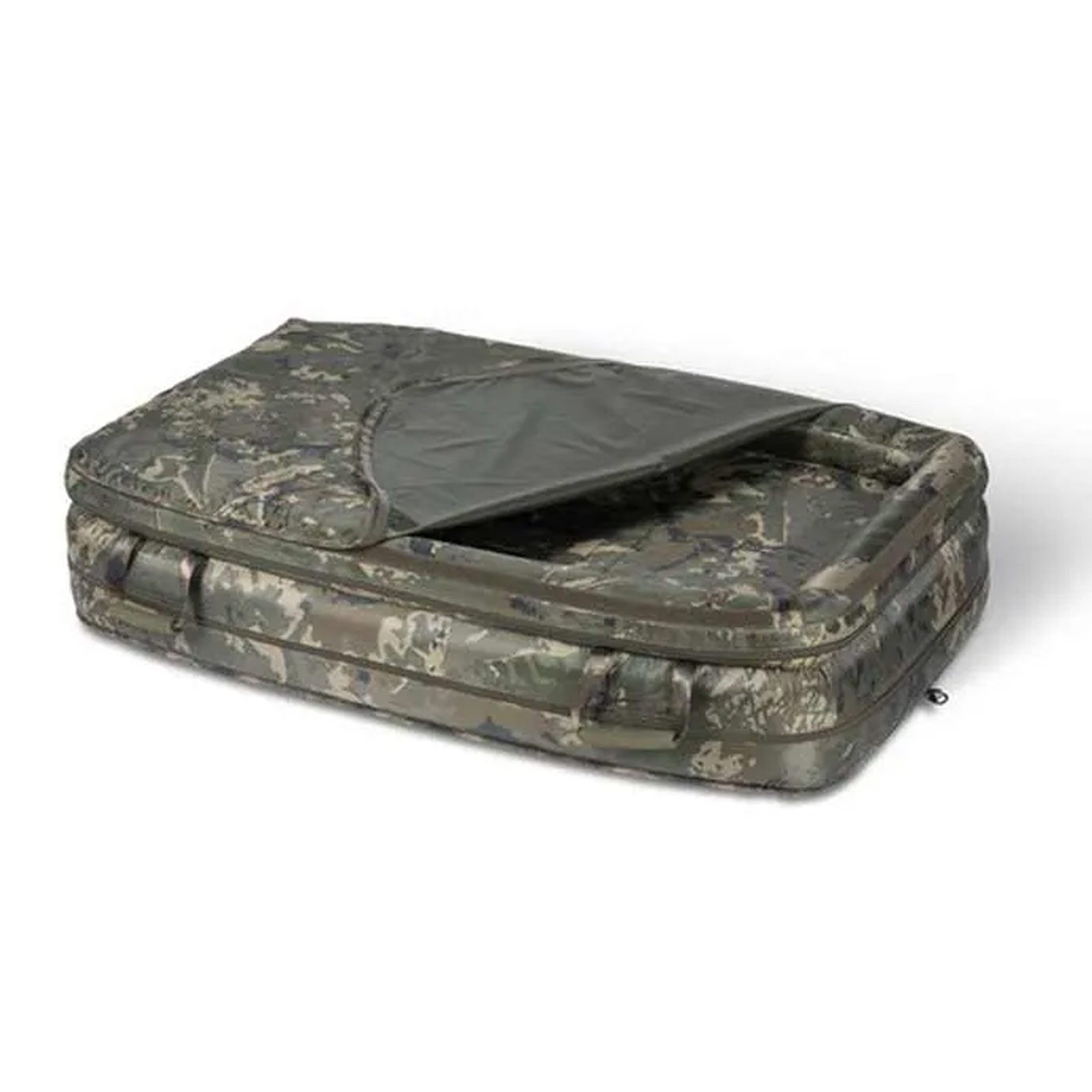 Nash Fishing Angelkoffer, Nash Carp Care Air Cradle Camo Abhakmatte