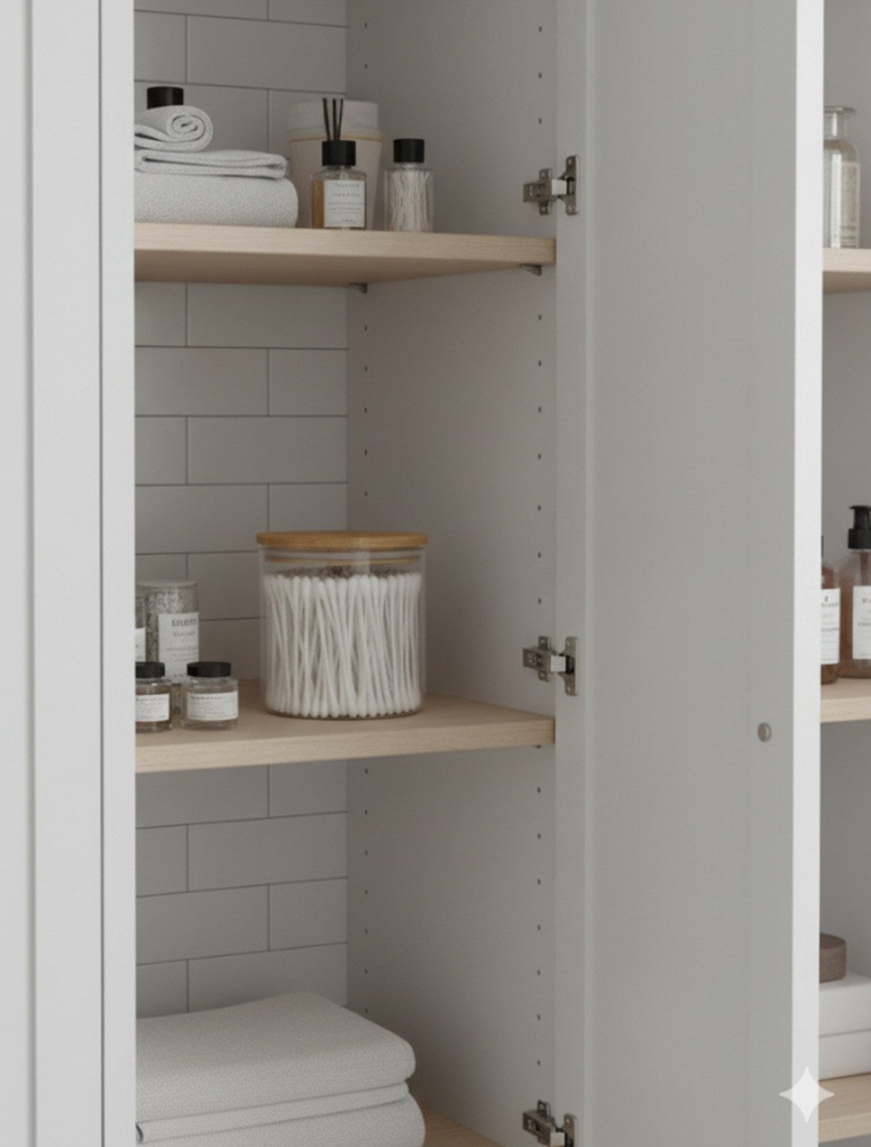 Cheffinger Aufbewahrungsbox mit Bambusdeckel - Kosmetik Organizer mit 300 W günstig online kaufen