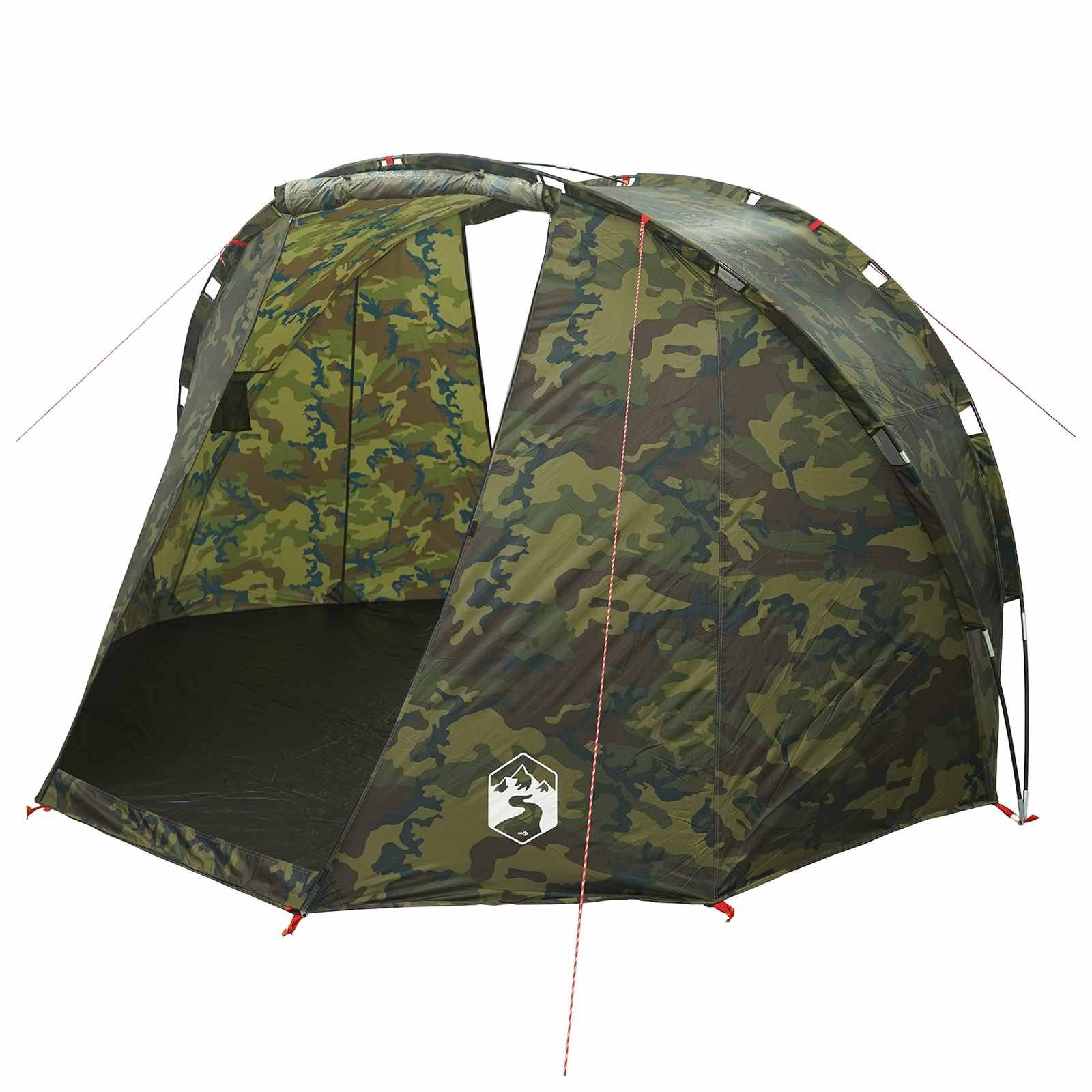 Kuppelzelt Angelzelt mit Schnellverschluss Personen Helles Camouflage