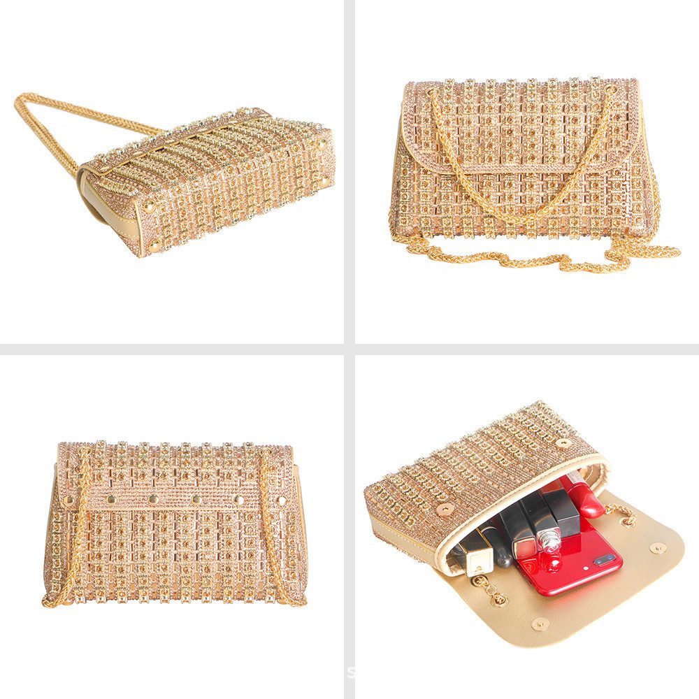 Cachito Clutch Damen Abendhandtaschen Strass Geldbörse Kristall Abend Clutch, für Frauen Formal – Bild 3 von 5